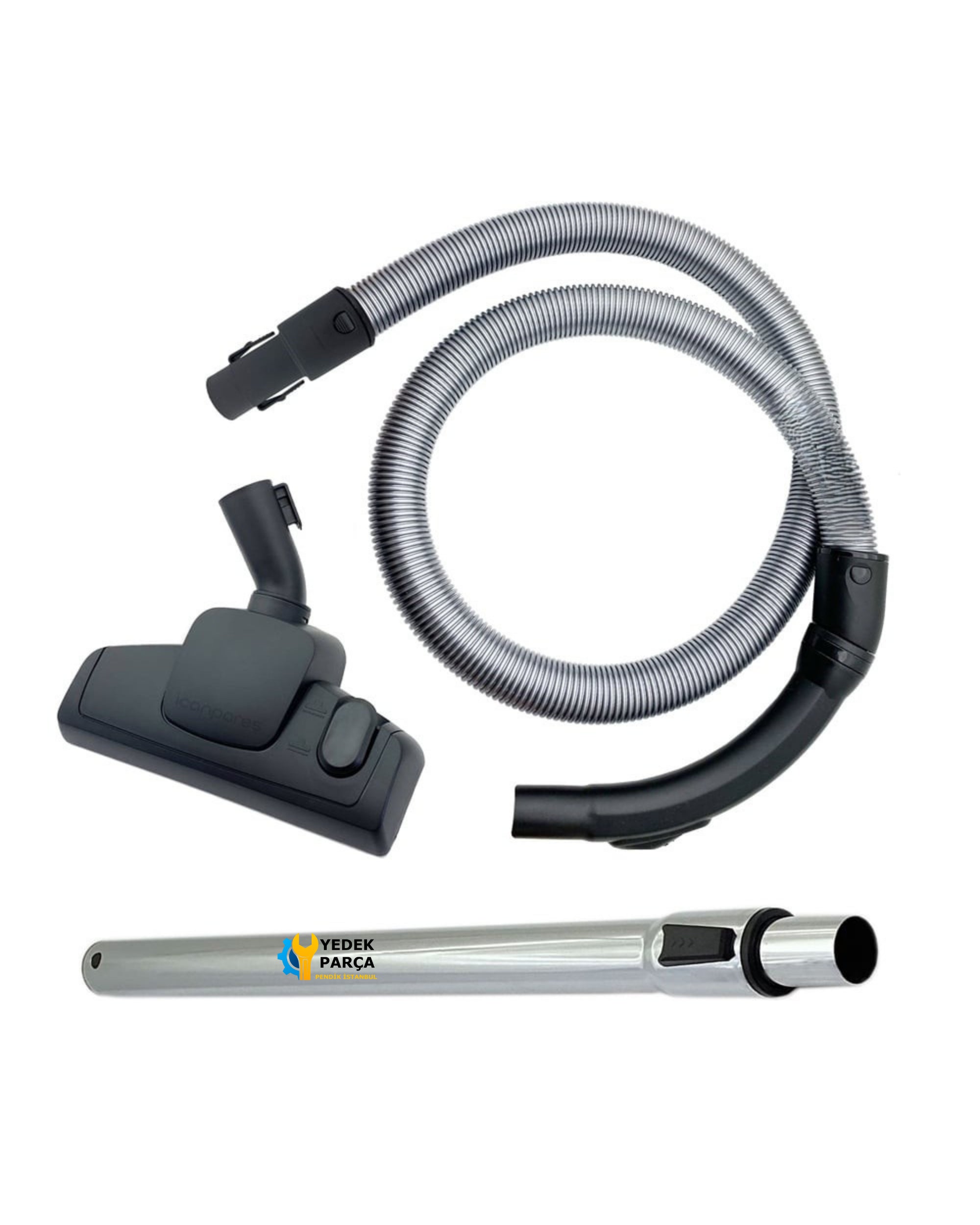 Beko Uyumlu BKS 1270 Süpürge Katlanmaz Dayanıklı Güçlü Hortumu Seti