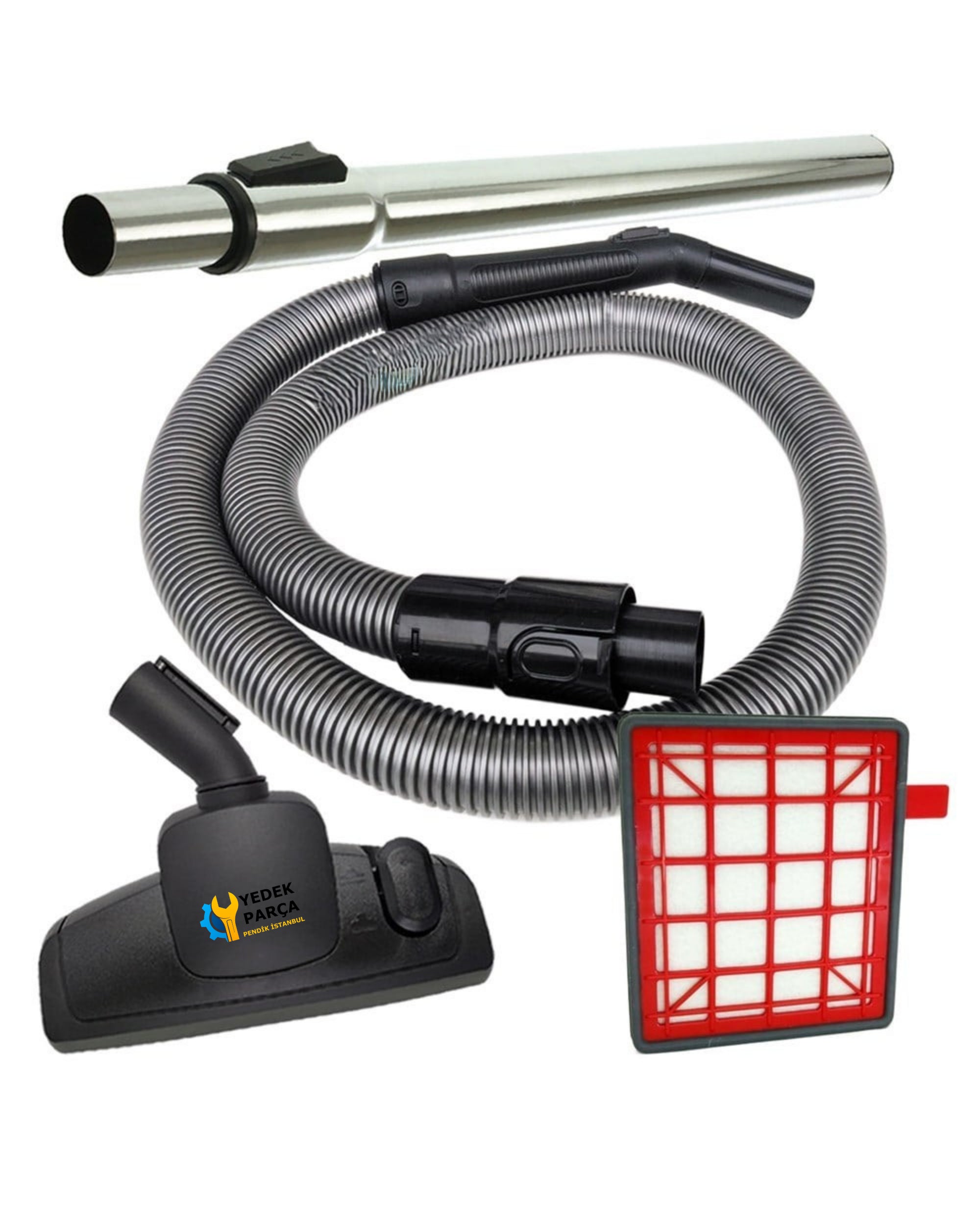 Fakir Uyumlu Veyron Basic Süpürge Hortumu Emici Yer Başlığı Boru Filtre