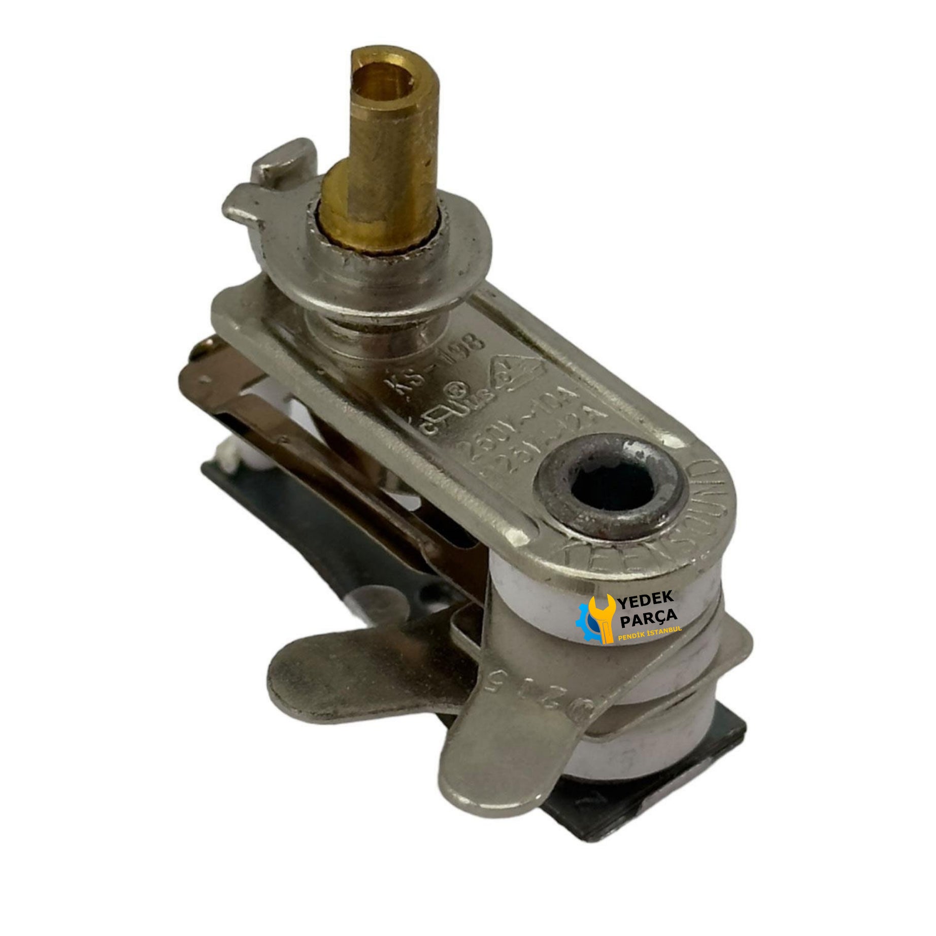 Ütü ve Tost Termostatı 10 Amper 1cm Mil Yan Çıkış