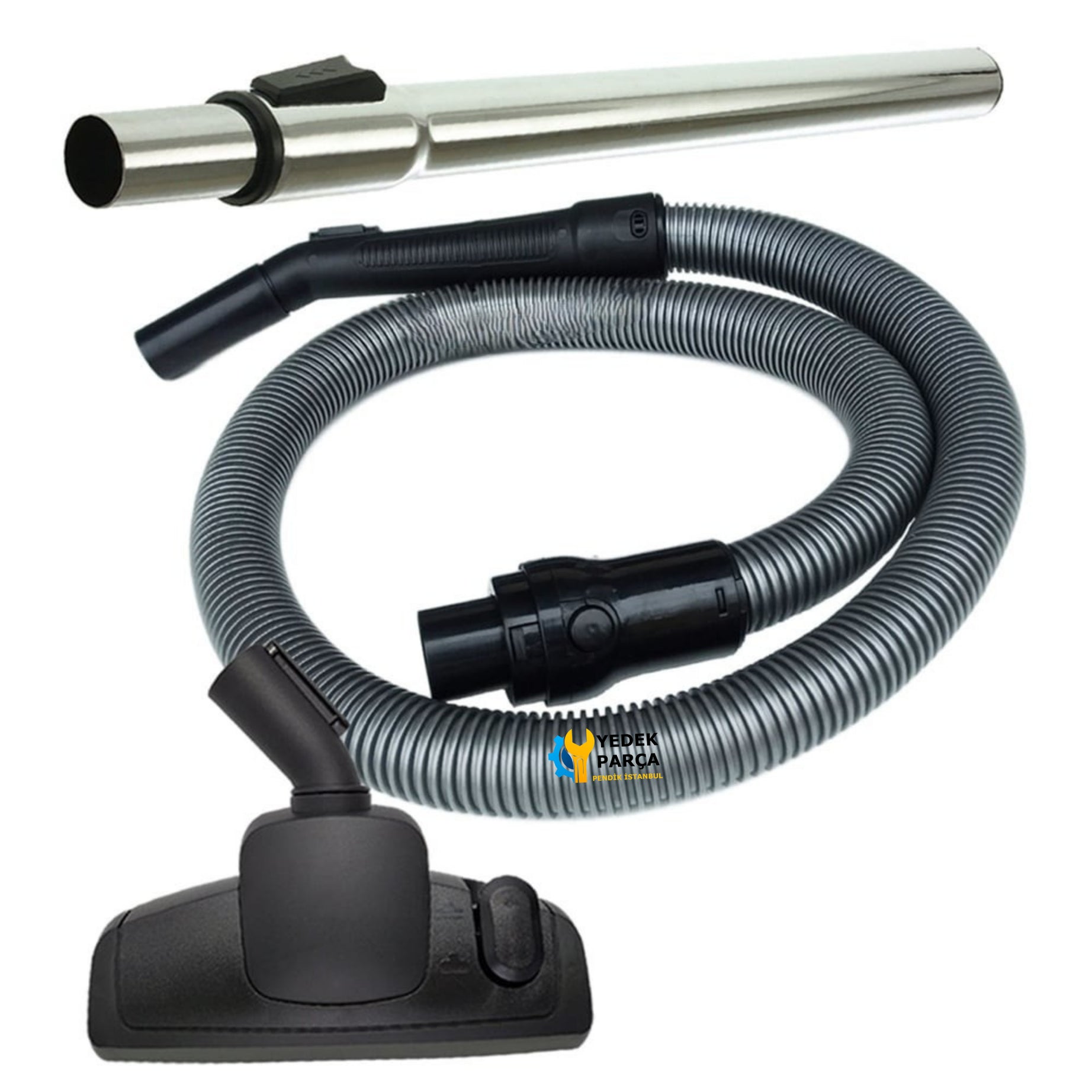 Fakir Uyumlu Carbon Süpürge Hortumu Emici Yer Başlığı Teleskopik Borusu
