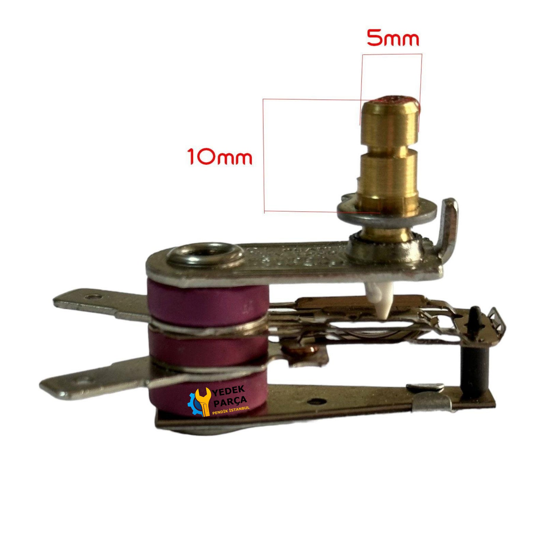 Universal Ütü Termostatı 16 Amper Kısa Boy