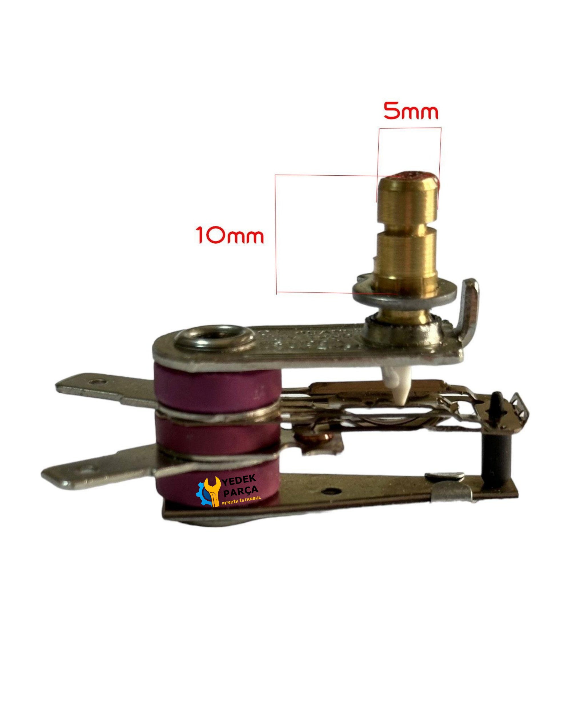 Arçelik Uyumlu Tost ve Ütü Makinesi Termostatı 16 Amper, 1cm Mil