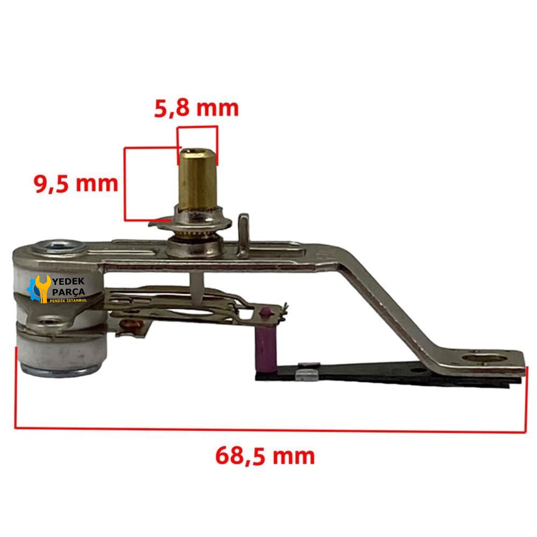 Universal Ütü Termostatı Kısa Boy Vidalı