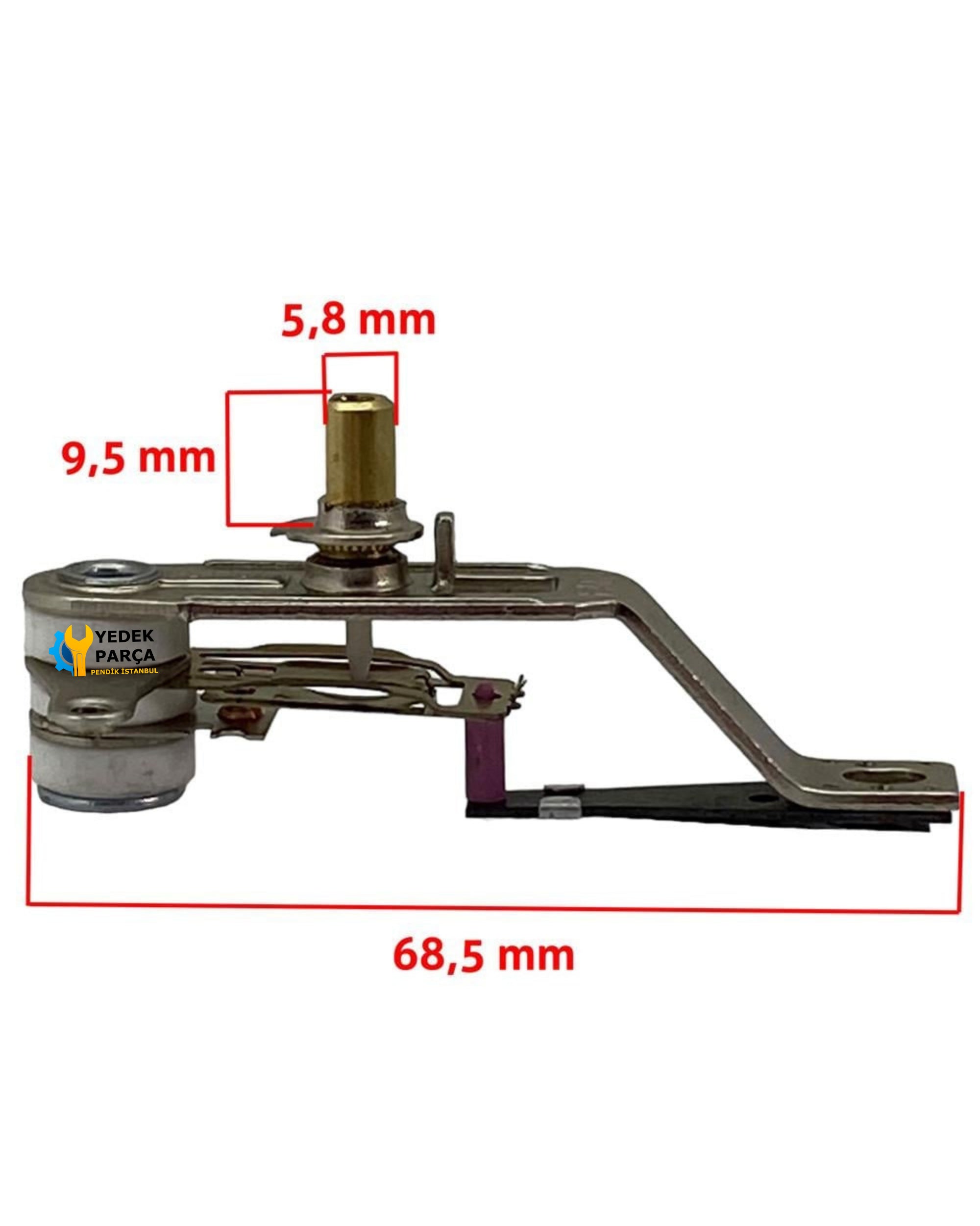 Universal Ütü Termostatı Kısa Boy Vidalı
