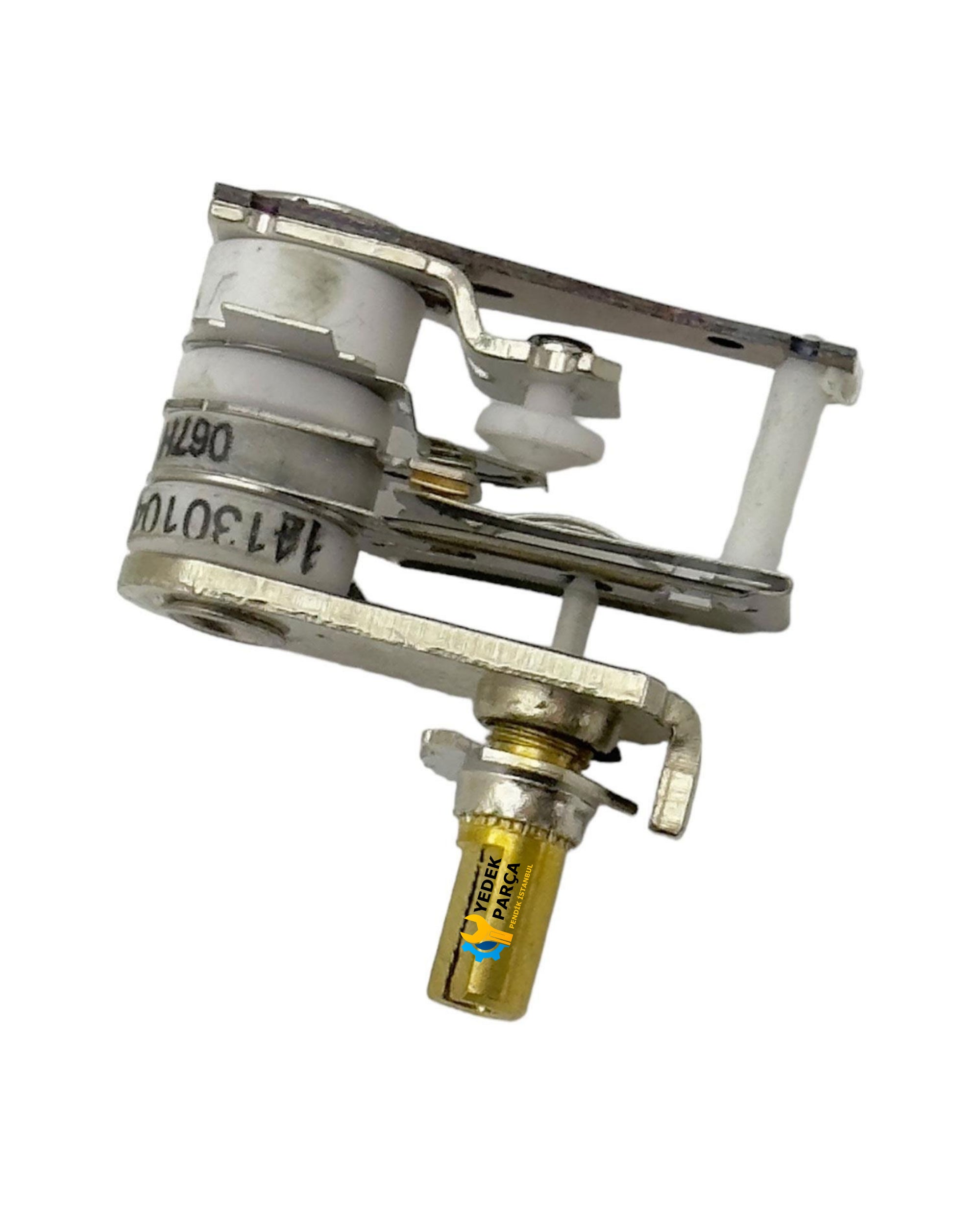 Ütü ve Tost Termostatı 4 Porselen Akımlı Yan Ayaklı 9mm Mil