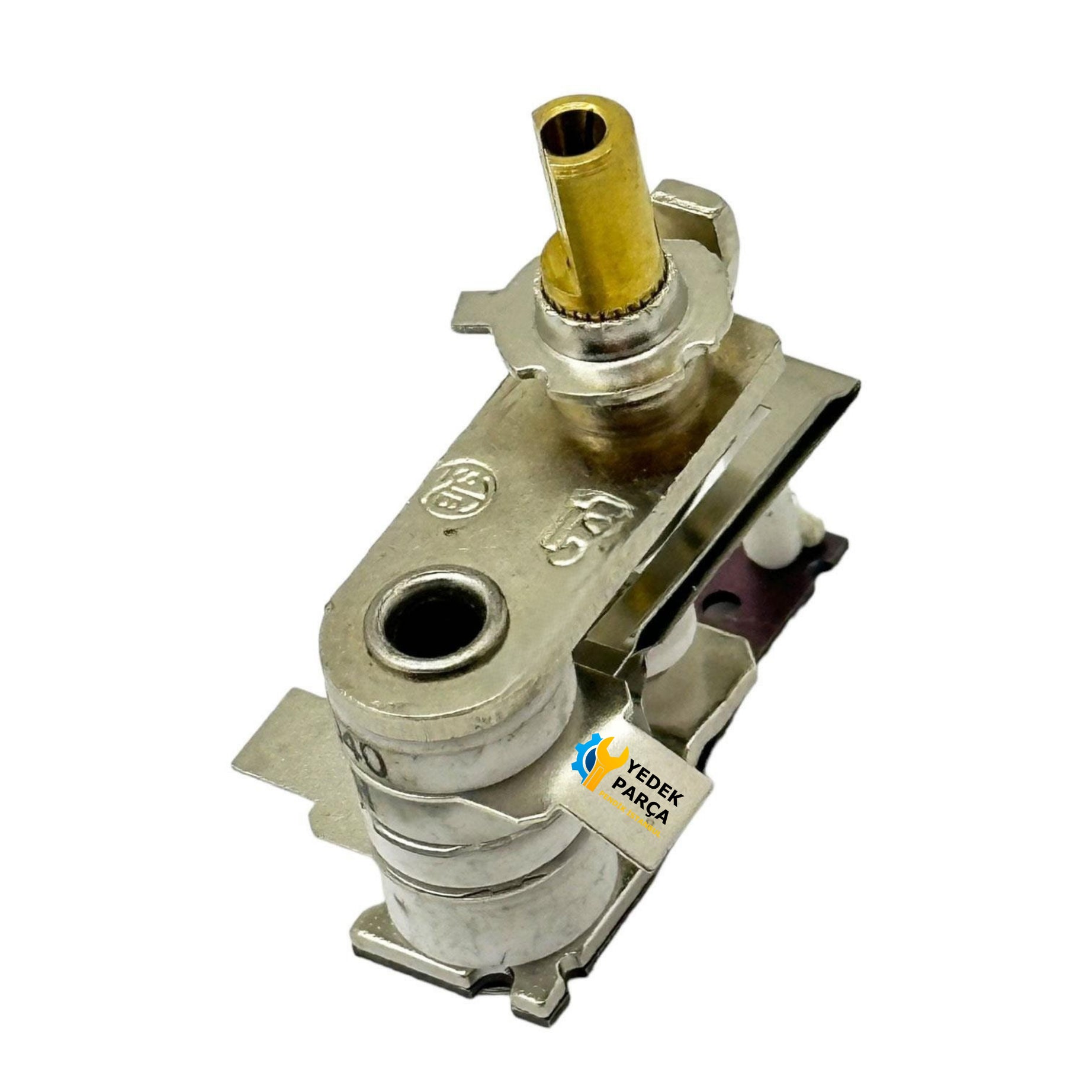 Ütü ve Tost Termostatı 4 Porselen Akımlı Yan Ayaklı 9mm Mil