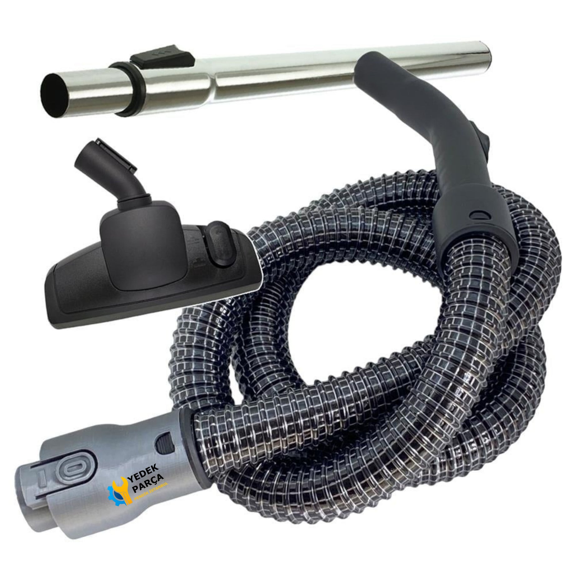 Arnica Uyumlu AA1617 Pika Multi Siklon Süpürge Çelik Telli Hortumu Seti