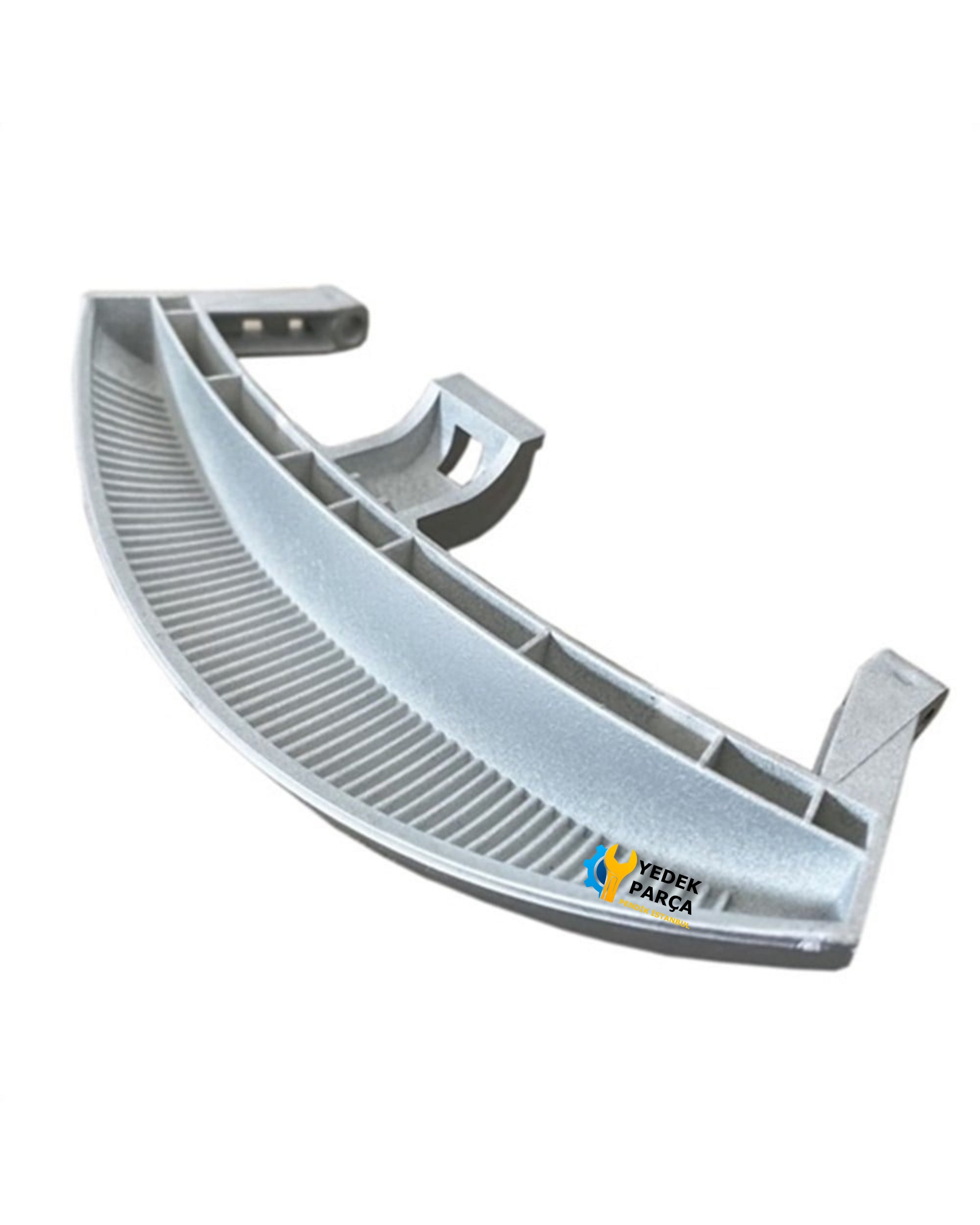 Vestel Uyumlu OLYMPUS800T Çamaşır Makinesi Kapak Kapı Açma Mandalı Tutamak GRİ