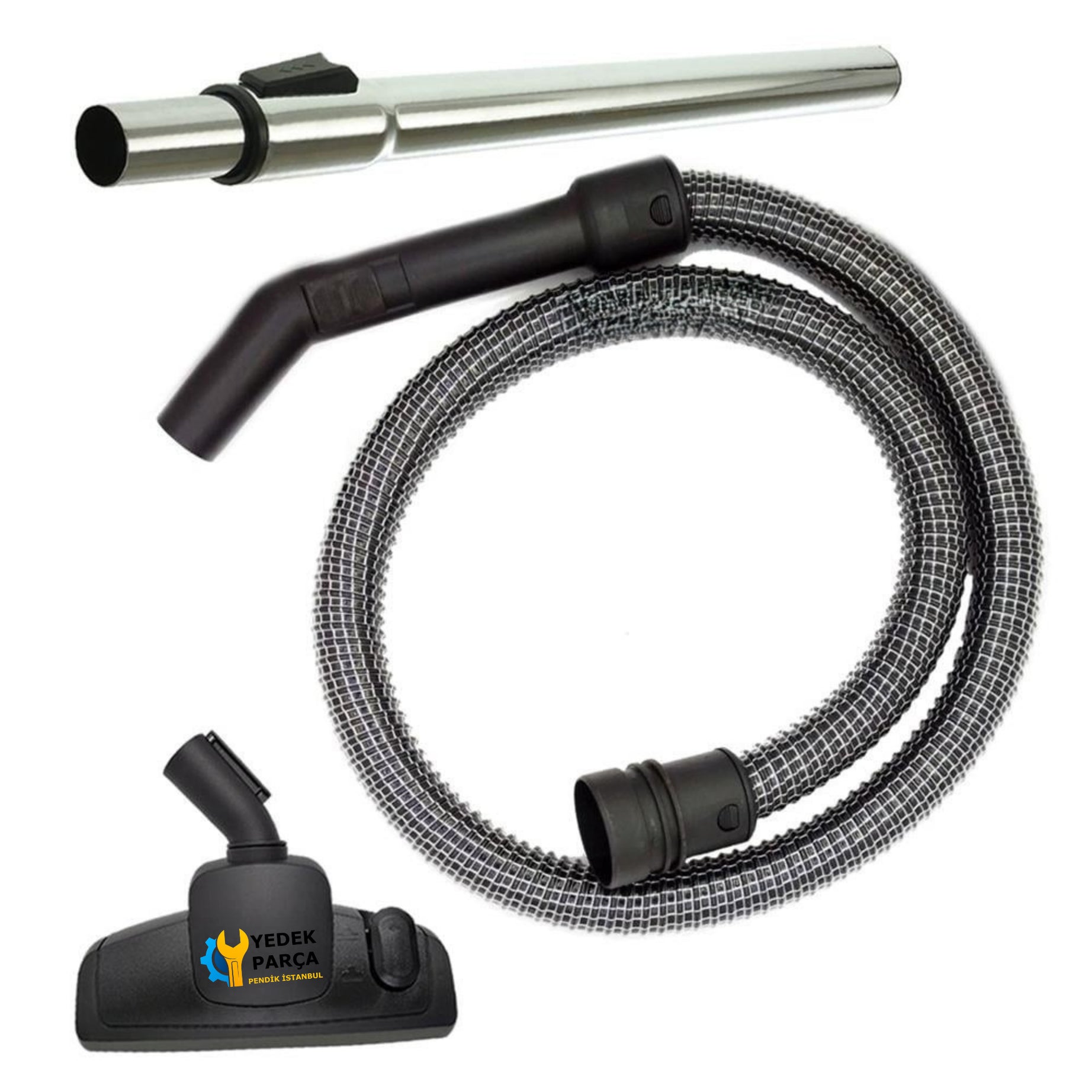 Fakir Uyumlu Elegance Süpürge Çelik Telli Hortumu Seti