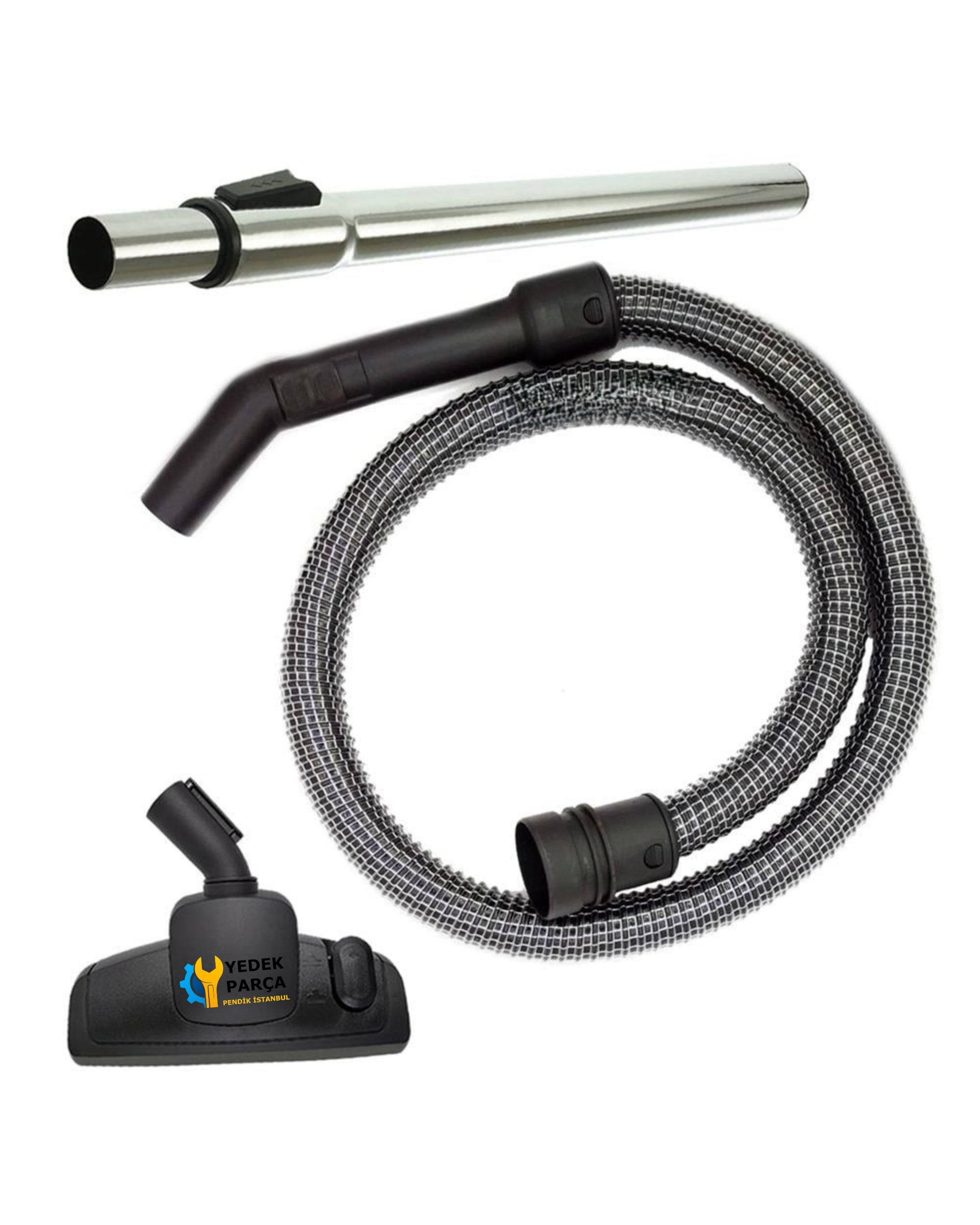 Fakir Uyumlu Elegance Süpürge Çelik Telli Hortumu Seti