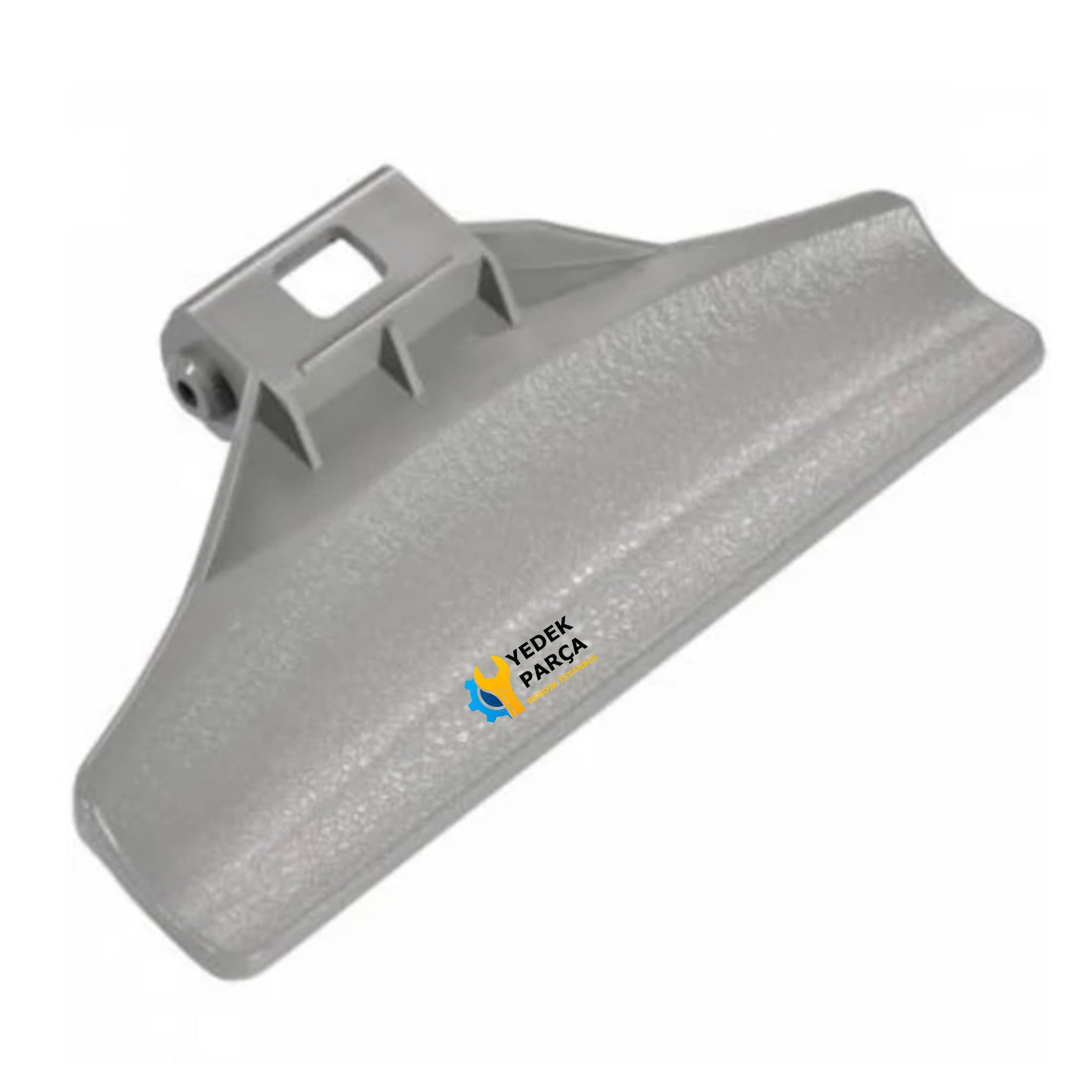 Arçelik Uyumlu 9124 HE Çamaşır Makinesi Kapak Mandalı Tutamağı GRİ