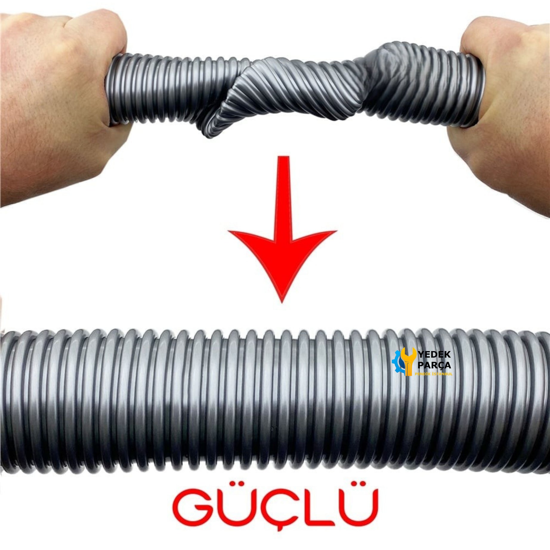 Esem Uyumlu ES 2150 Apollo Elektrikli Süpürge Katlanmaz Dayanıklı Güçlü Hortumu KİLİTSİZ