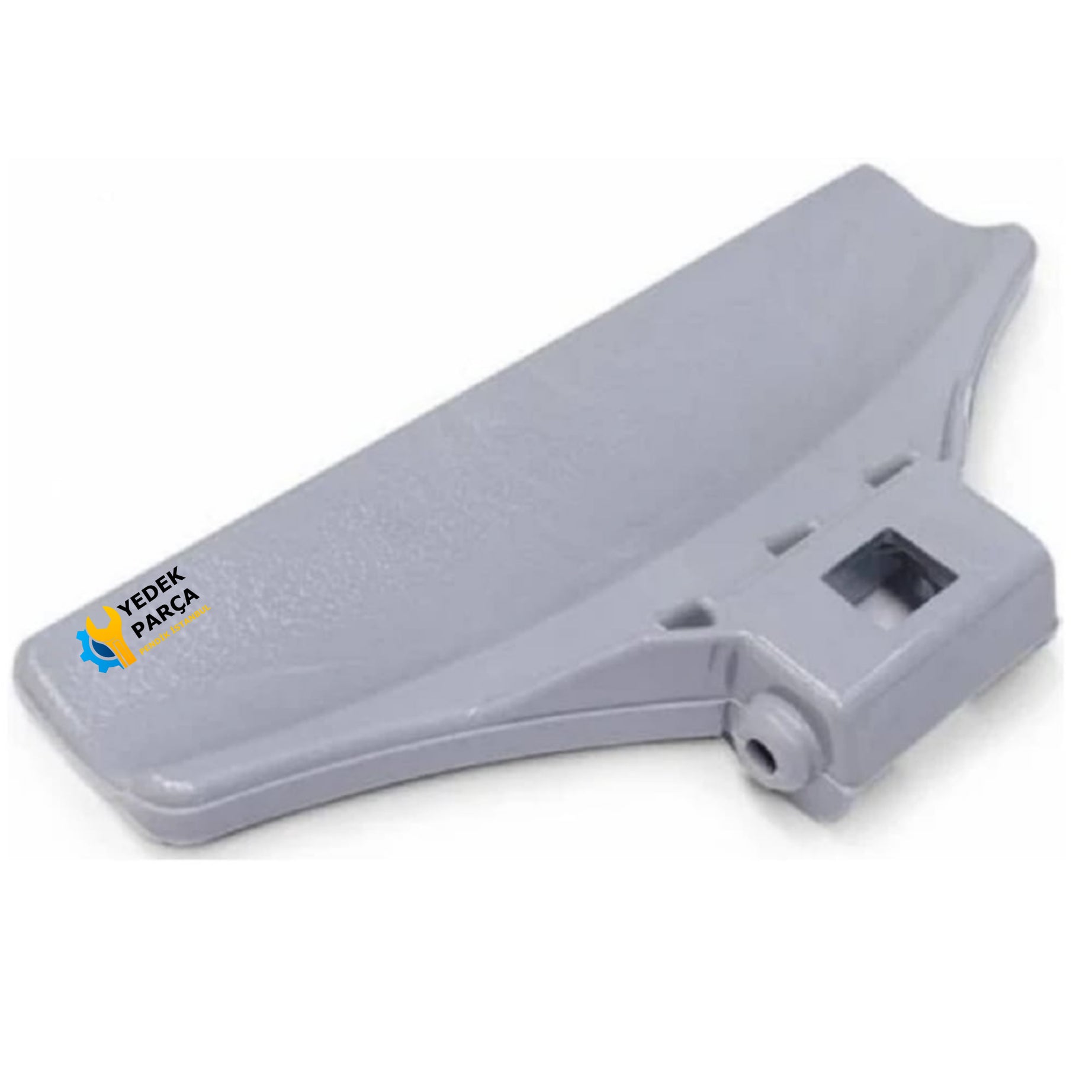 Arçelik Uyumlu 8103 HE Çamaşır Makinesi Kapak Mandalı Tutamağı GRİ