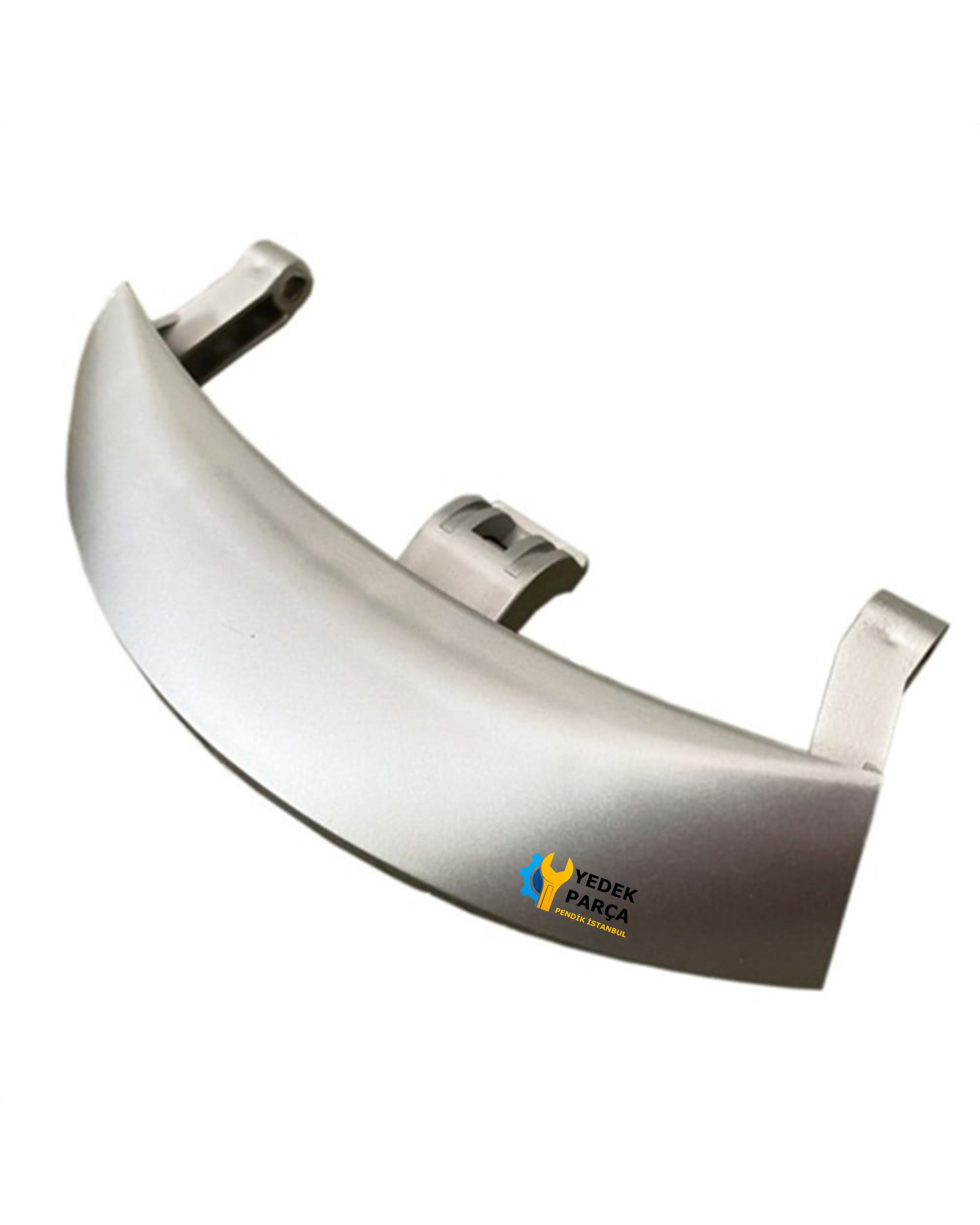 Vestel Uyumlu CMHXXL8412TE Çamaşır Makinesi Kapak Kapı Açma Mandalı Tutamak GRİ