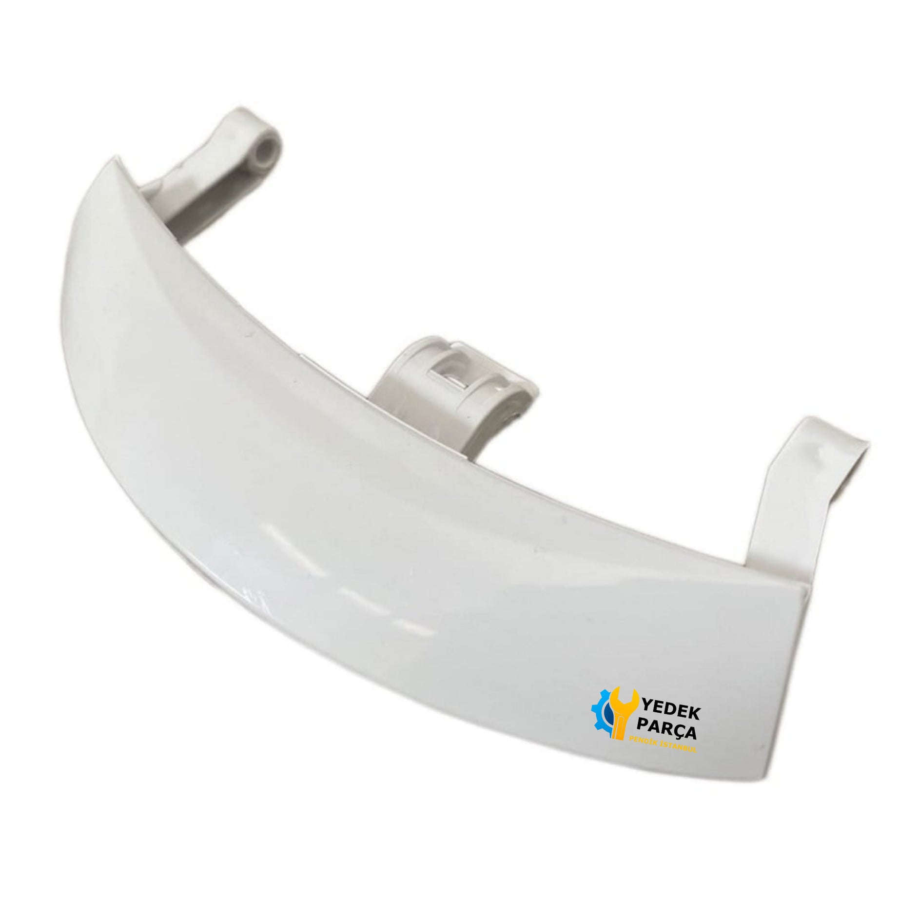 Regal Uyumlu Çamaşır Makinesi Kapak Kapı Açma Mandalı Tutamak BEYAZ İçi TIRTIKLI