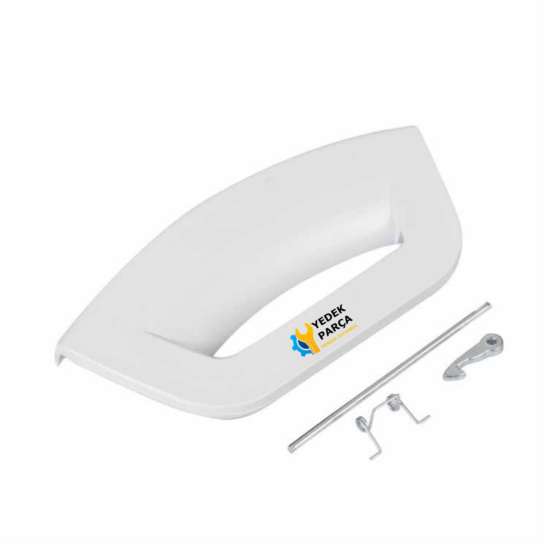 Ariston Hotpoint Uyumlu indesit WMAQF 621PUK Çamaşır Makinesi Kapak Mandal Tutamağı BEYAZ