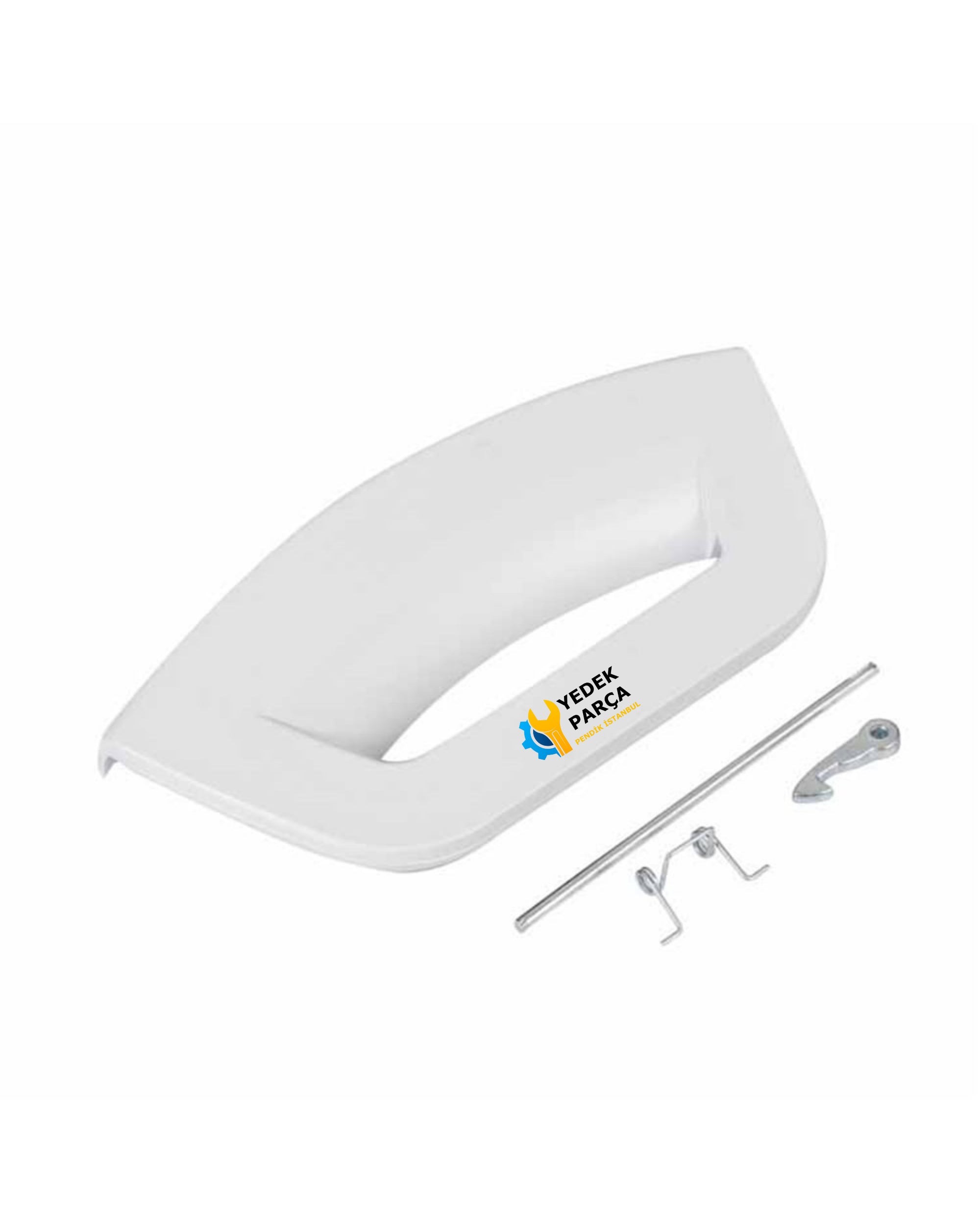 Ariston Hotpoint Uyumlu indesit WMAQF 621PUK Çamaşır Makinesi Kapak Mandal Tutamağı BEYAZ