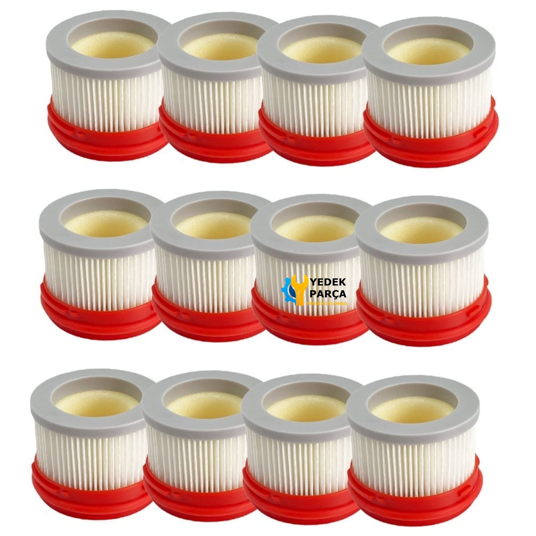 Xiaomi Uyumlu Dreame V10 Şarjlı Dik Süpürge Hepa Filtre 12 Adet