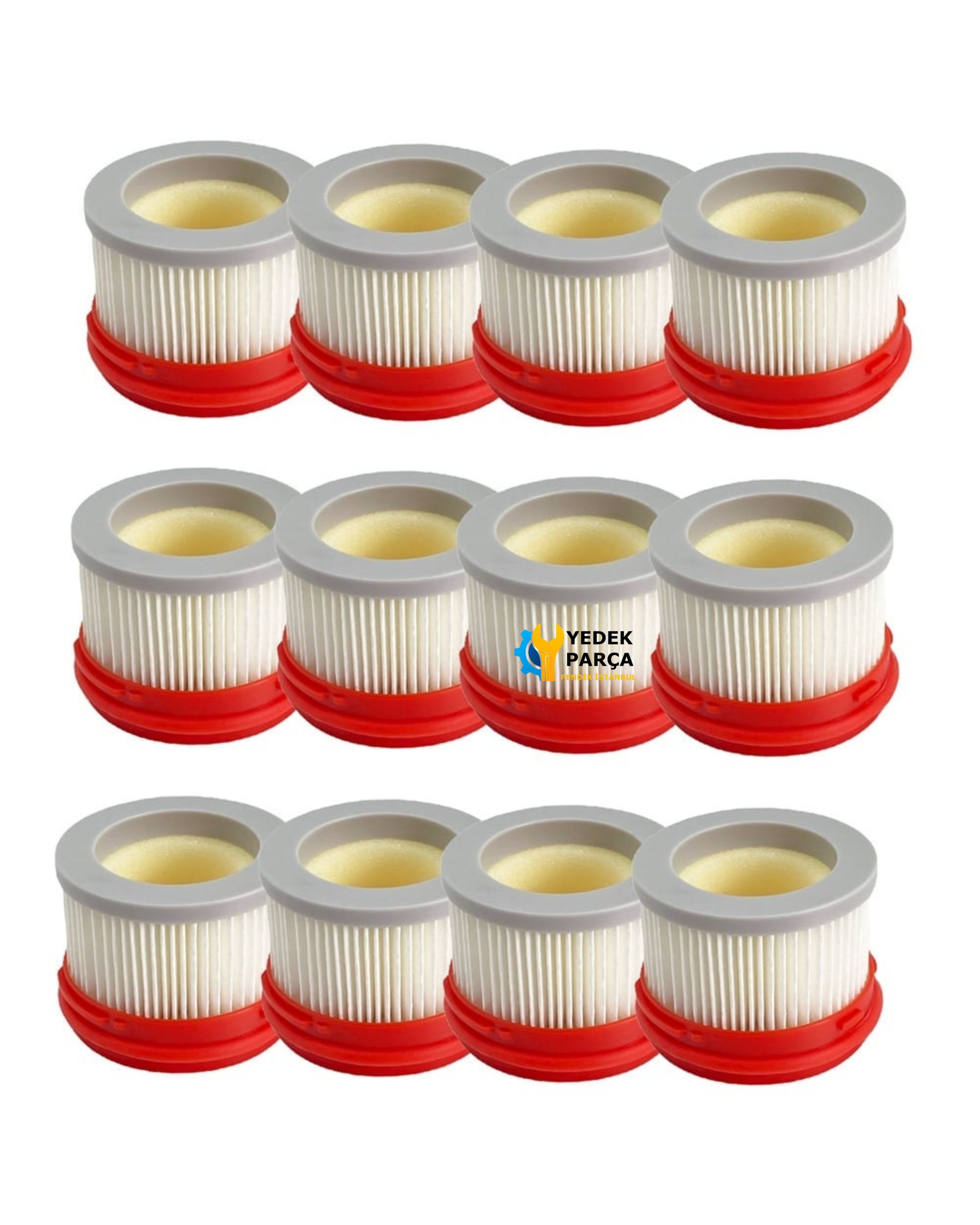 Xiaomi Uyumlu Dreame V10 Şarjlı Dik Süpürge Hepa Filtre 12 Adet