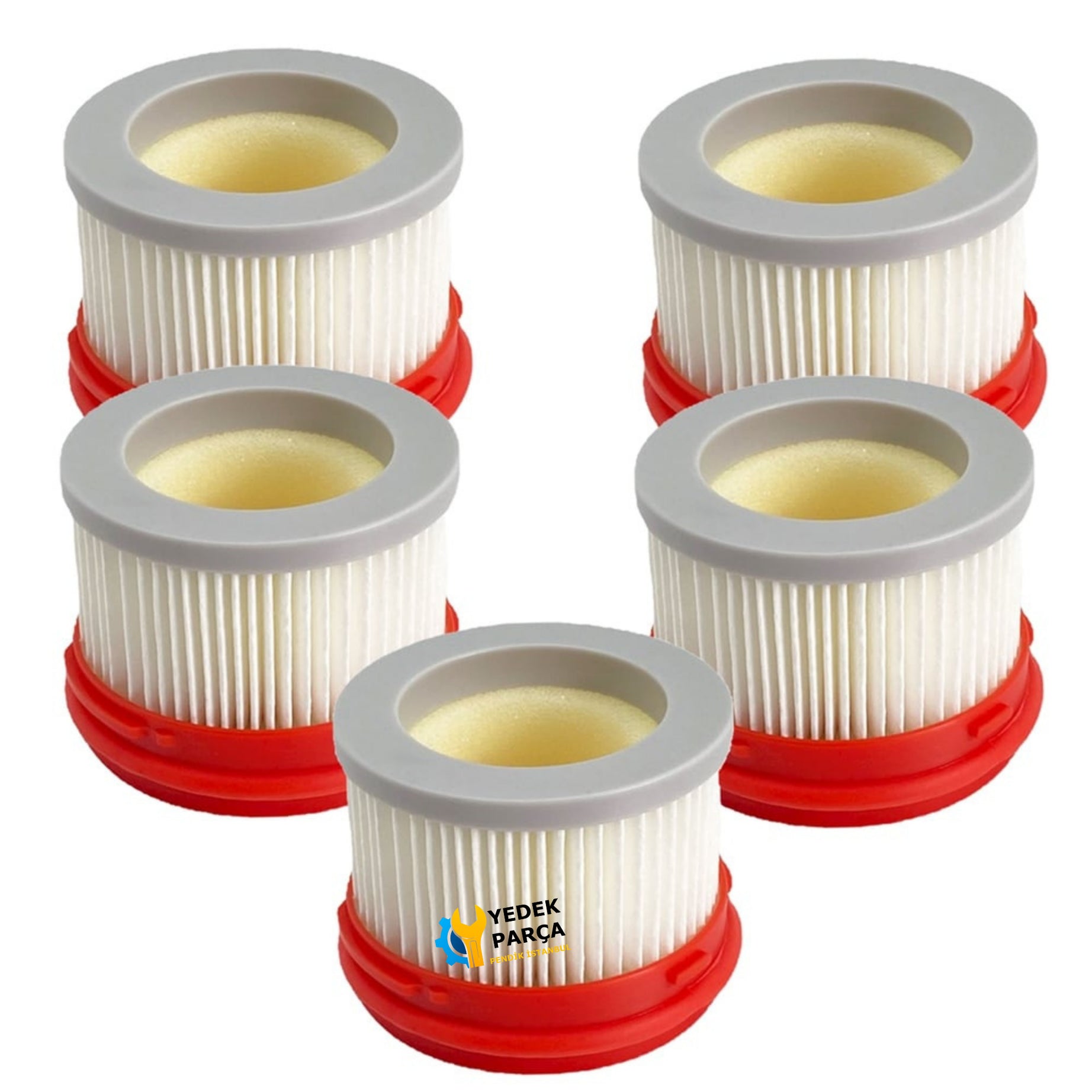 Xiaomi Uyumlu Dreame V10 Şarjlı Dik Süpürge Hepa Filtre 5 Adet