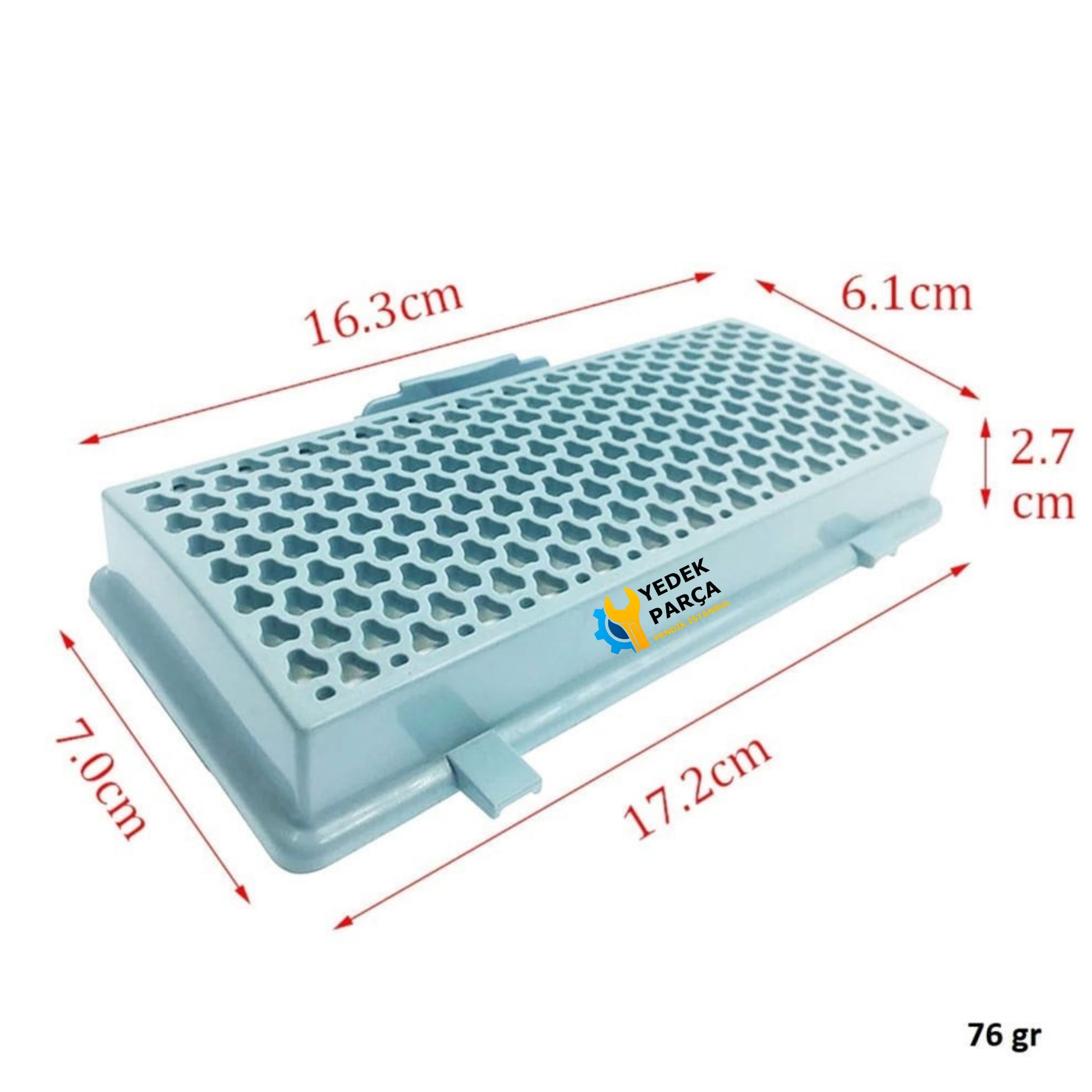 LG Uyumlu VC 4916 Süpürge Eksoz Çıkış Hepa Filtre