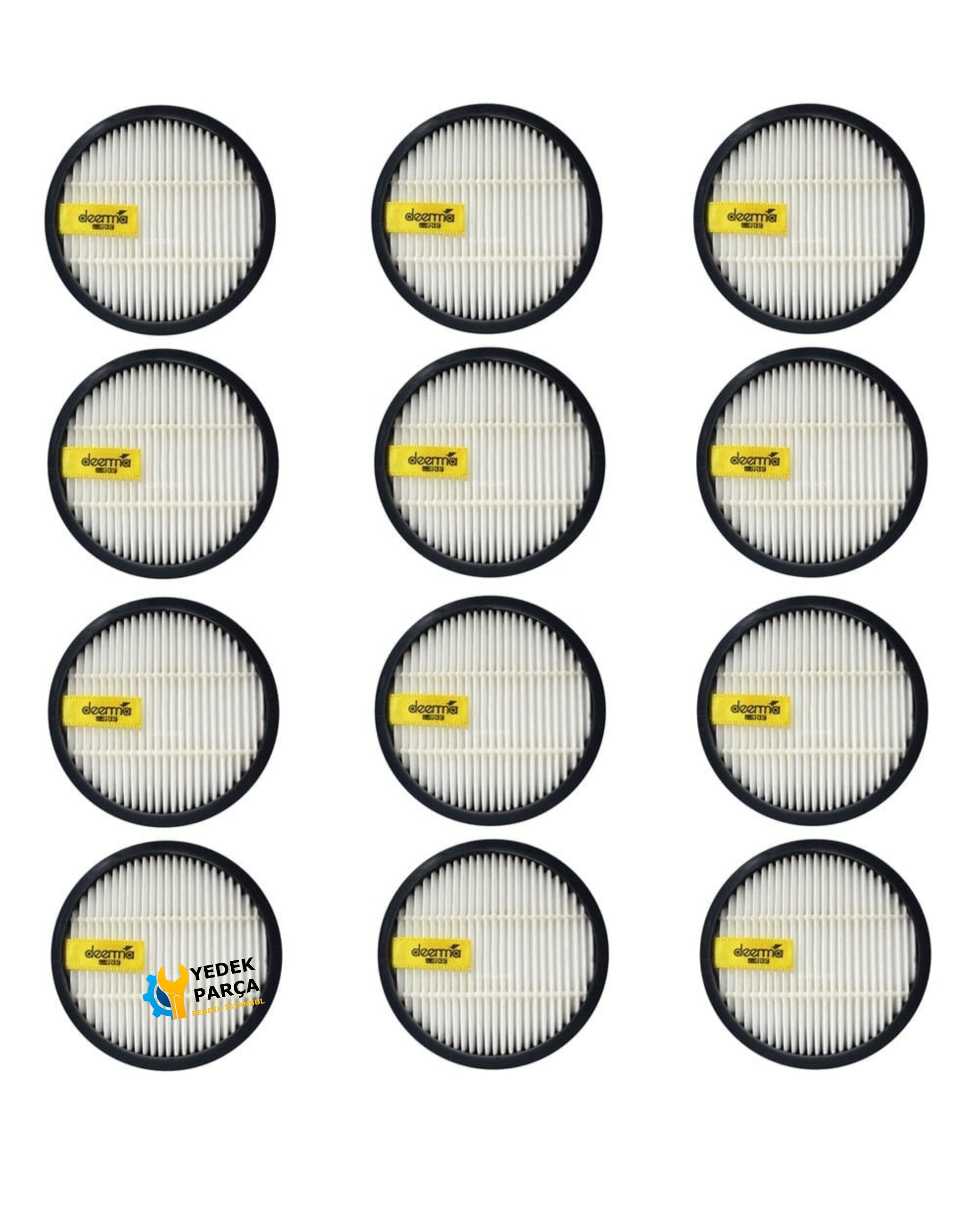 Xiaomi Uyumlu VCMA VC40 Şarjlı Dik Süpürge Hepa Filtre 12 Adet
