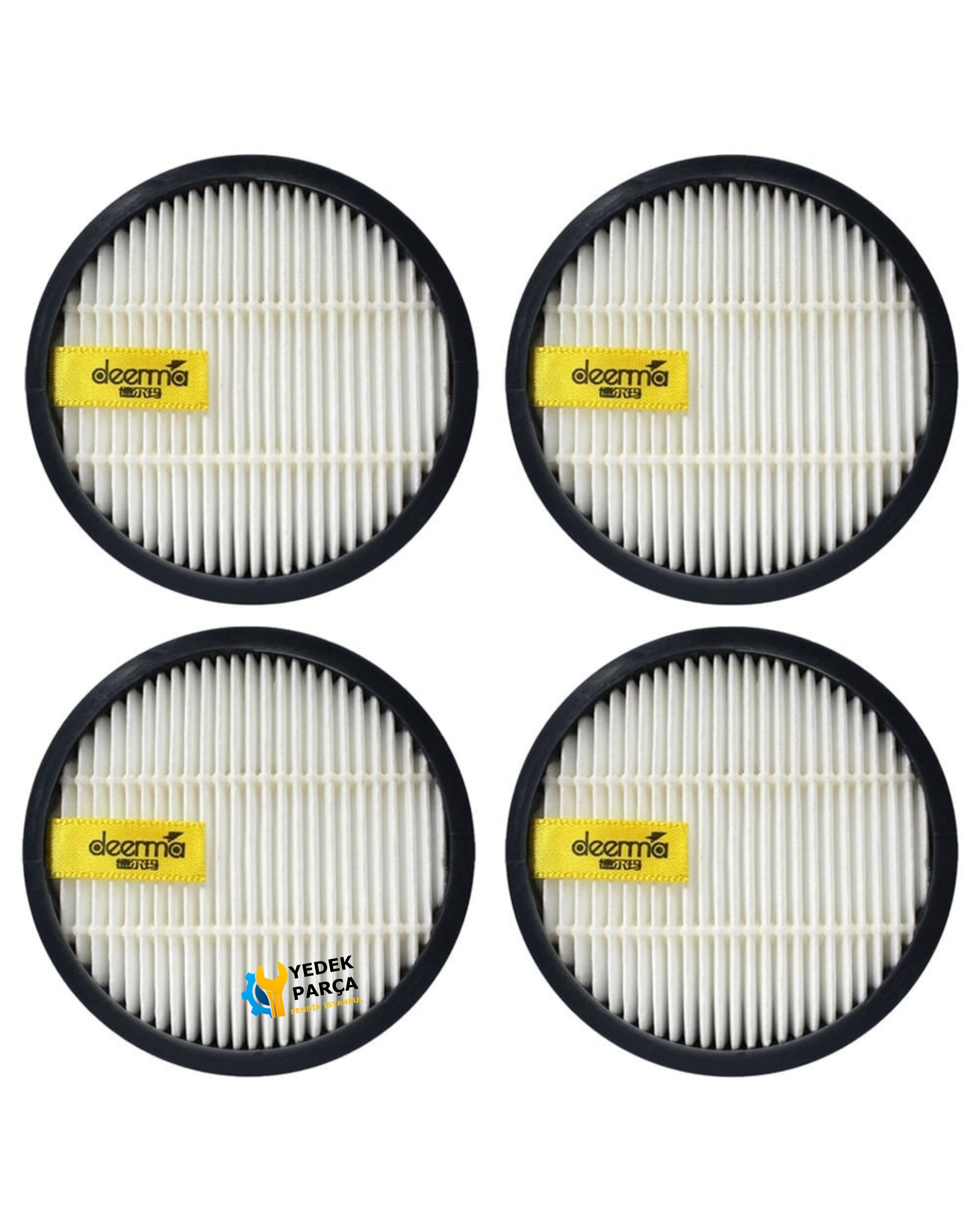 Xiaomi Uyumlu Deerma VC40 Şarjlı Dik Süpürge Hepa Filtre 4 Adet