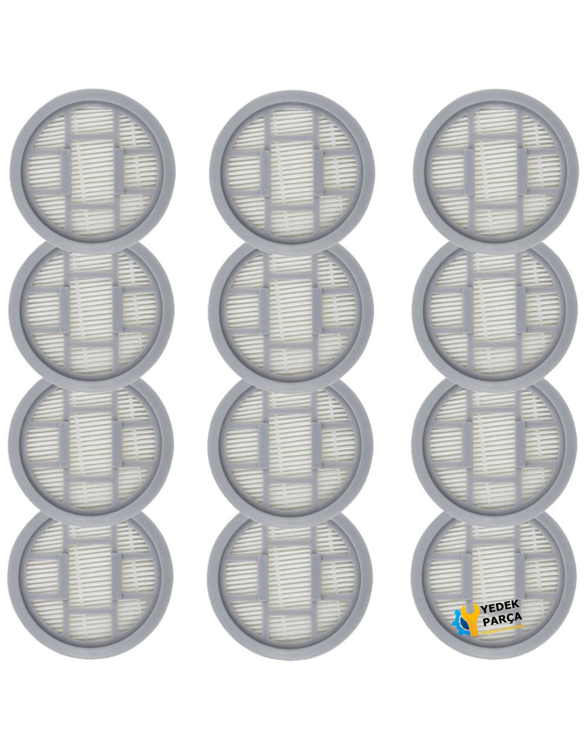 Xiaomi Uyumlu Deerma VC10S Şarjlı Dik Süpürge Hepa Filtre 12 Adet