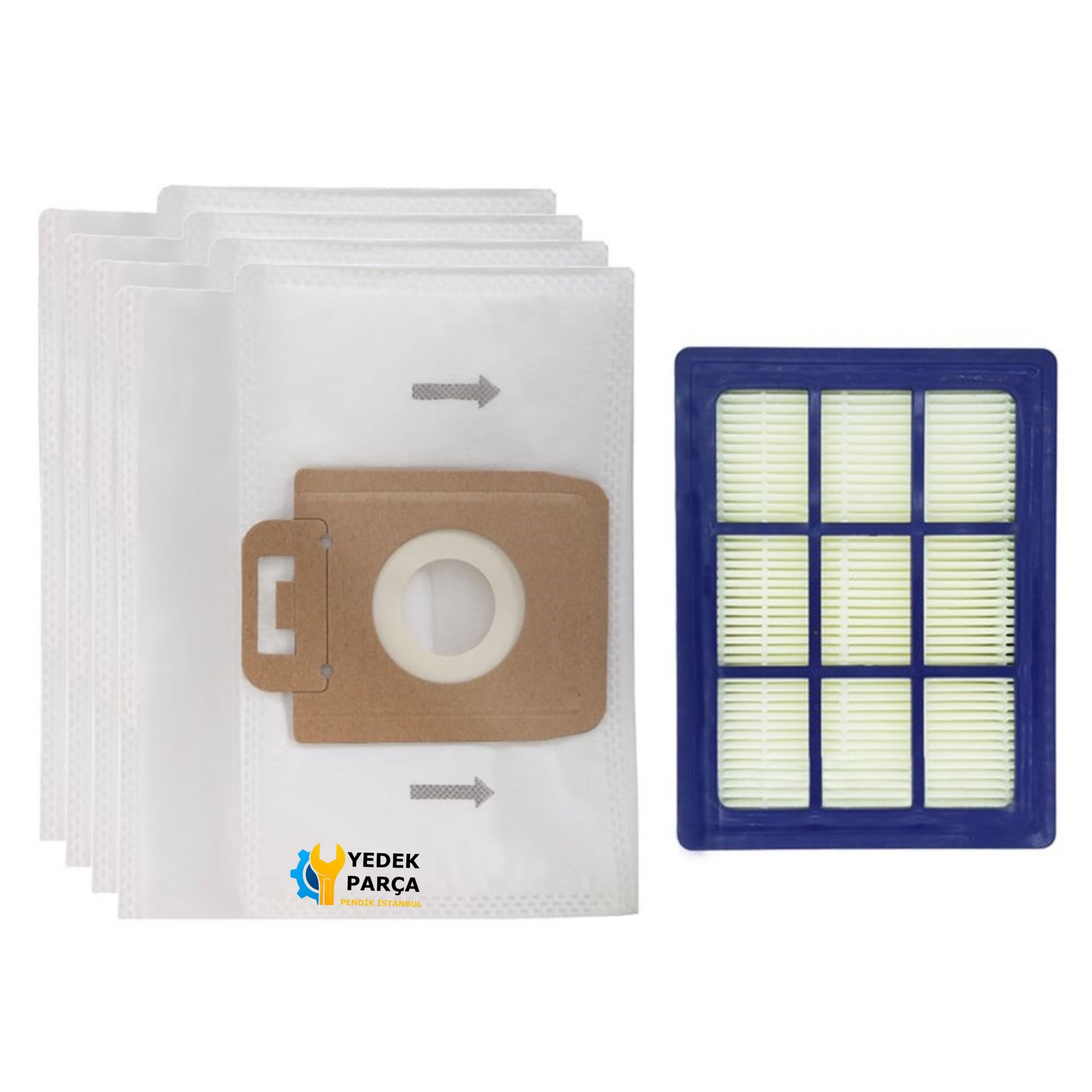 Nilfisk Uyumlu Power Elektrikli Süpürge Hepa Filtre ve Toz Torbası