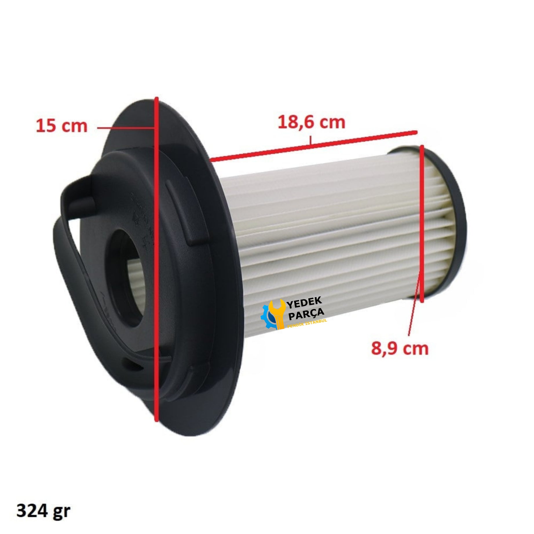 Philips Uyumlu FC 9214 Marathon Süpürge Silindirik Filtresi