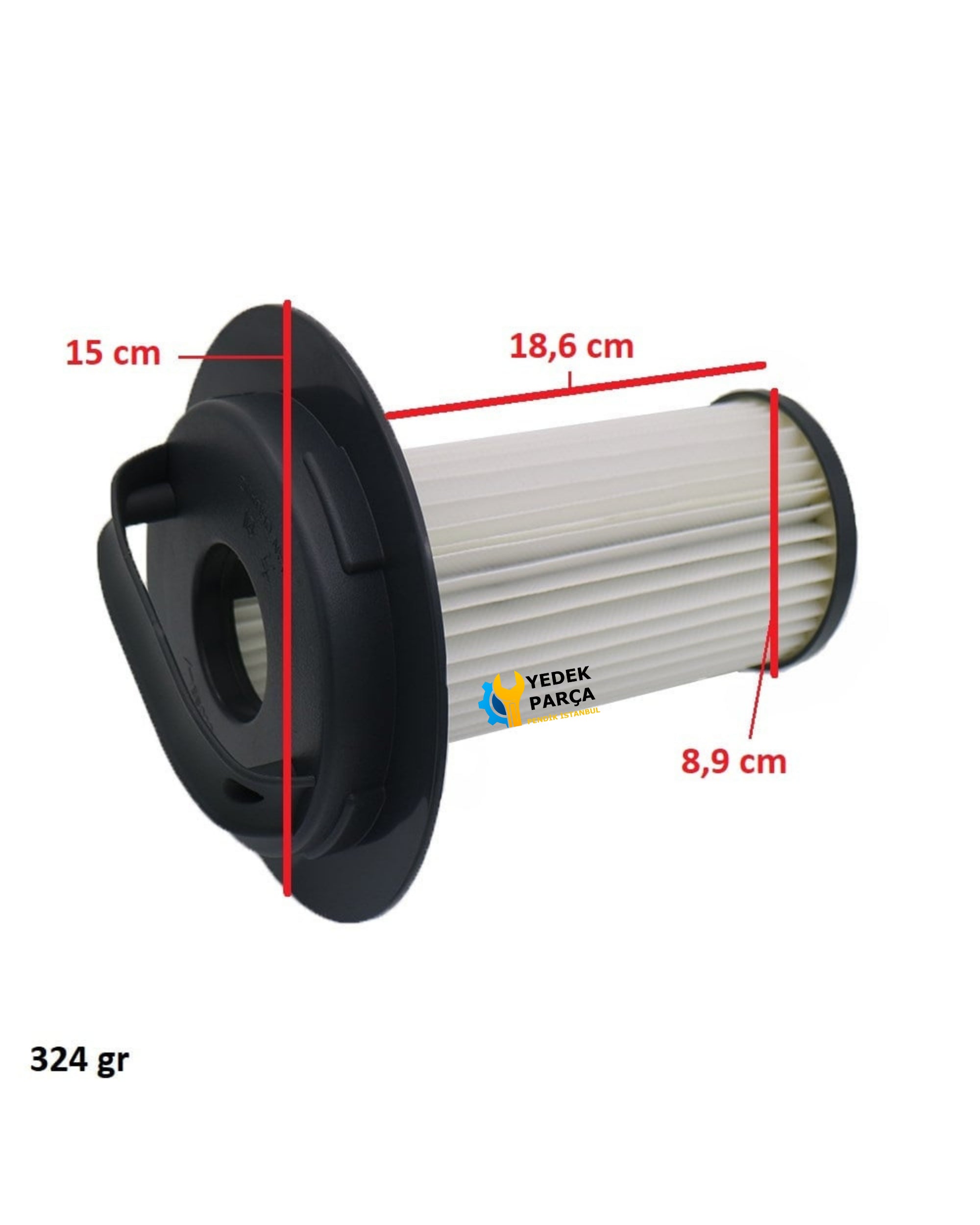 Philips Uyumlu FC 9214 Marathon Süpürge Silindirik Filtresi