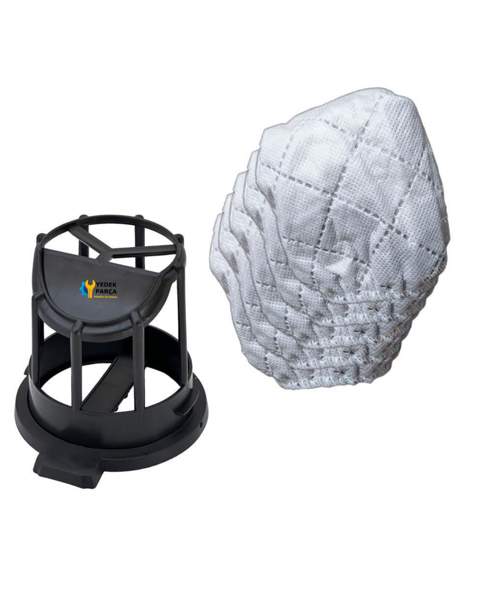 Fantom Uyumlu Carbon DC 500 Süpürge Kafes Filtresi ve 5 Adet Torbası