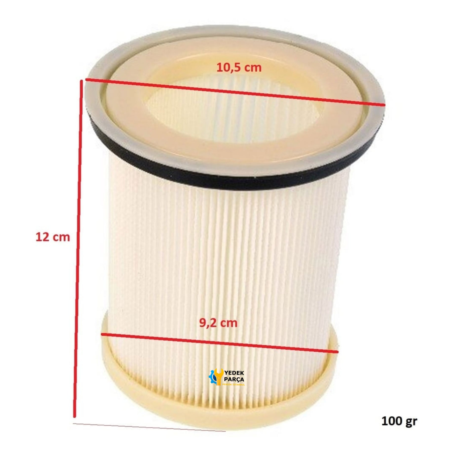 Arnica Uyumlu Vira Silindirik Elektrikli Süpürge Hepa Filtre