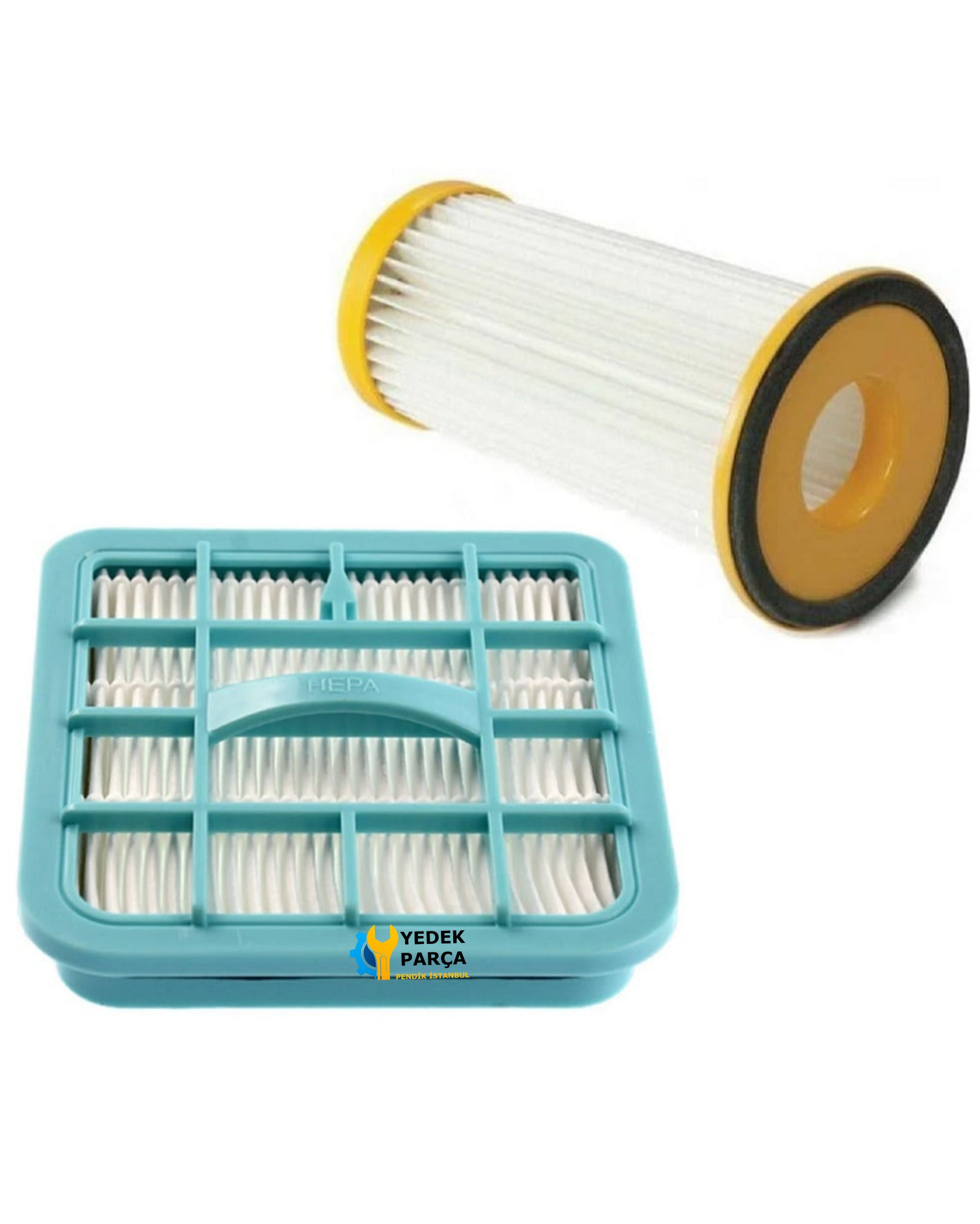 Philips Uyumlu FC 8276 Elektrikli Süpürge Silindirik Filtresi ve Hepa Filtre