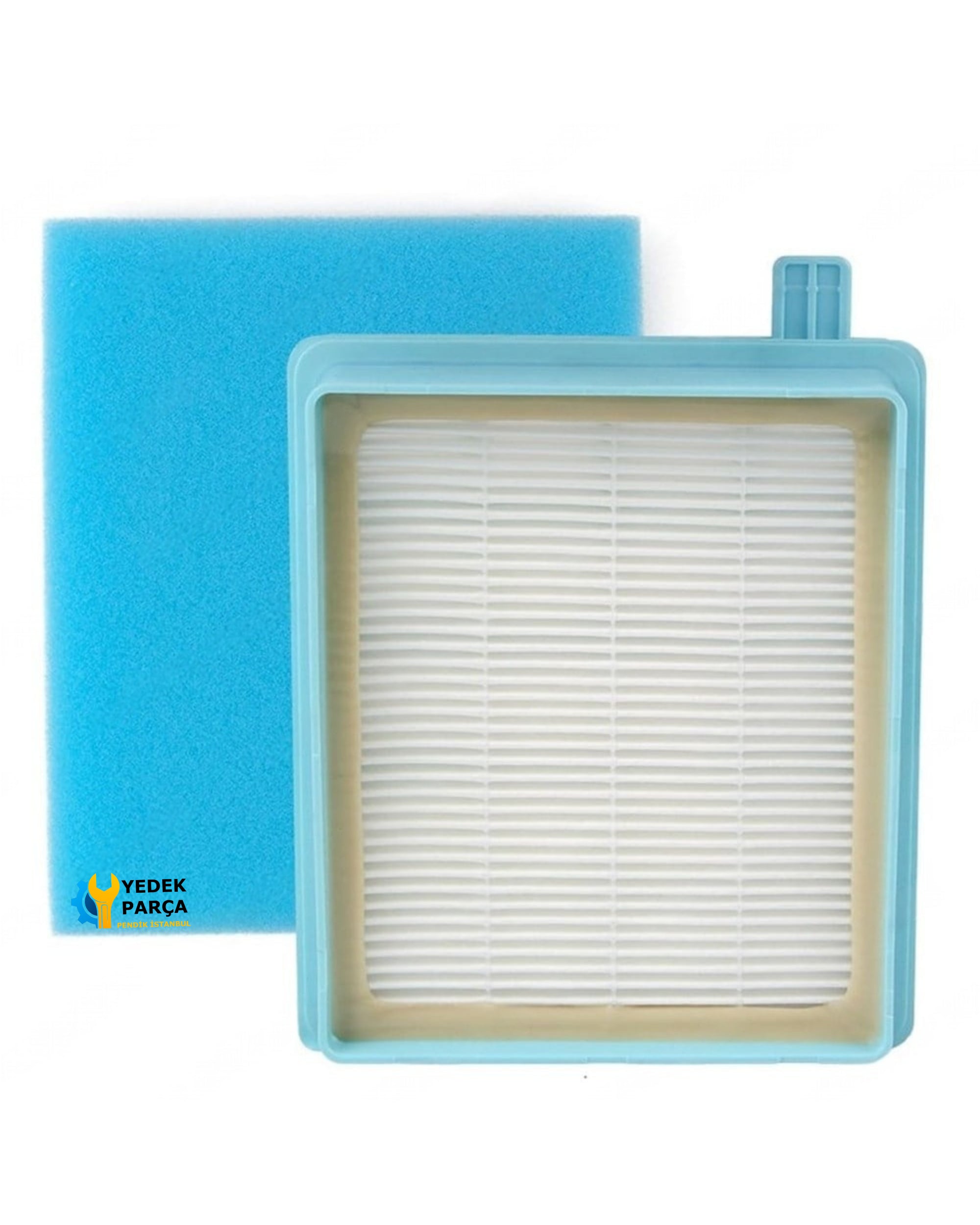 Philips Uyumlu FC 9323 PowerPro Compact 3 Ad Hepa Filtre 12 Ad Sünger