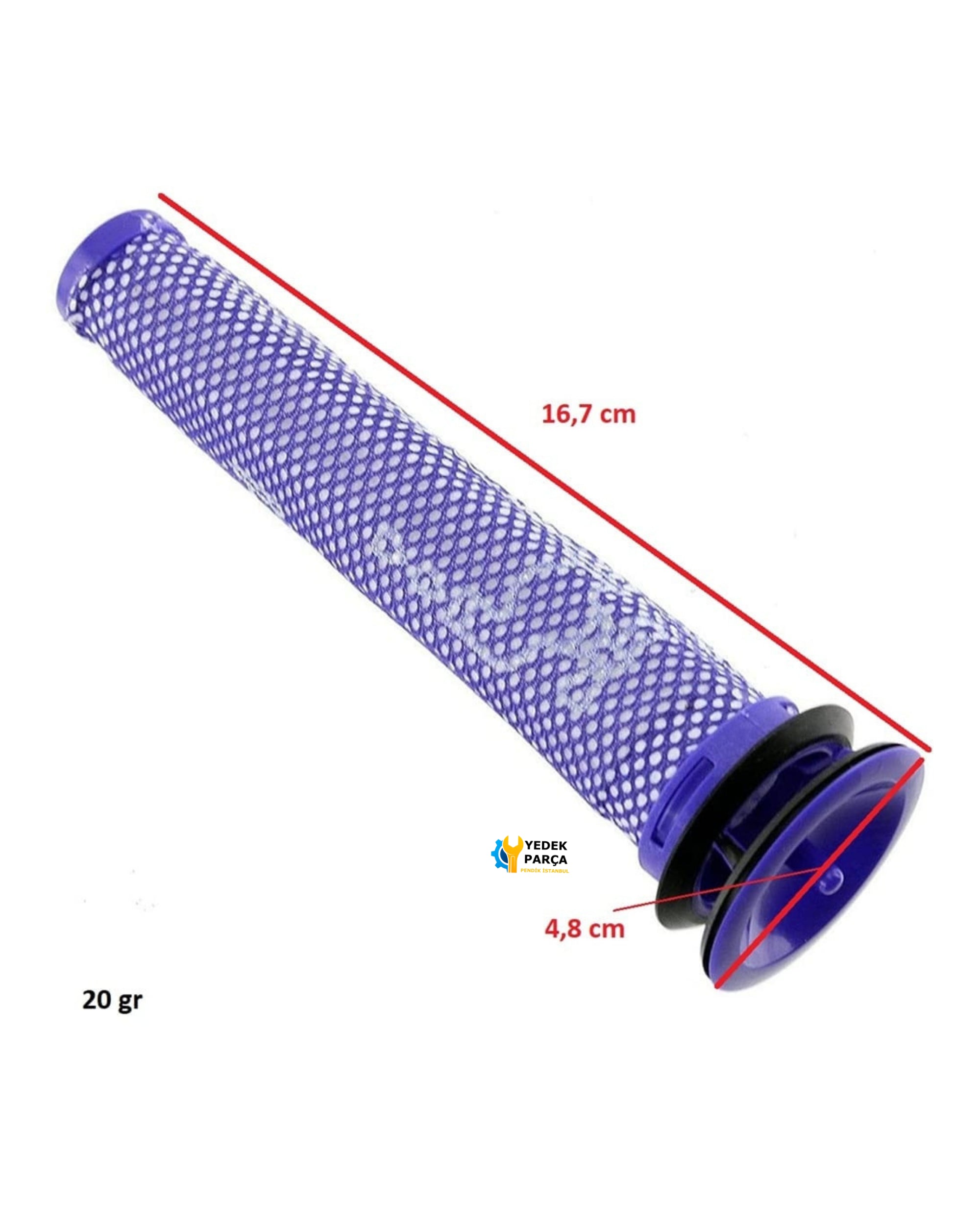 Dyson Uyumlu 965661-01 Dik Süpürge Ön Filtresi