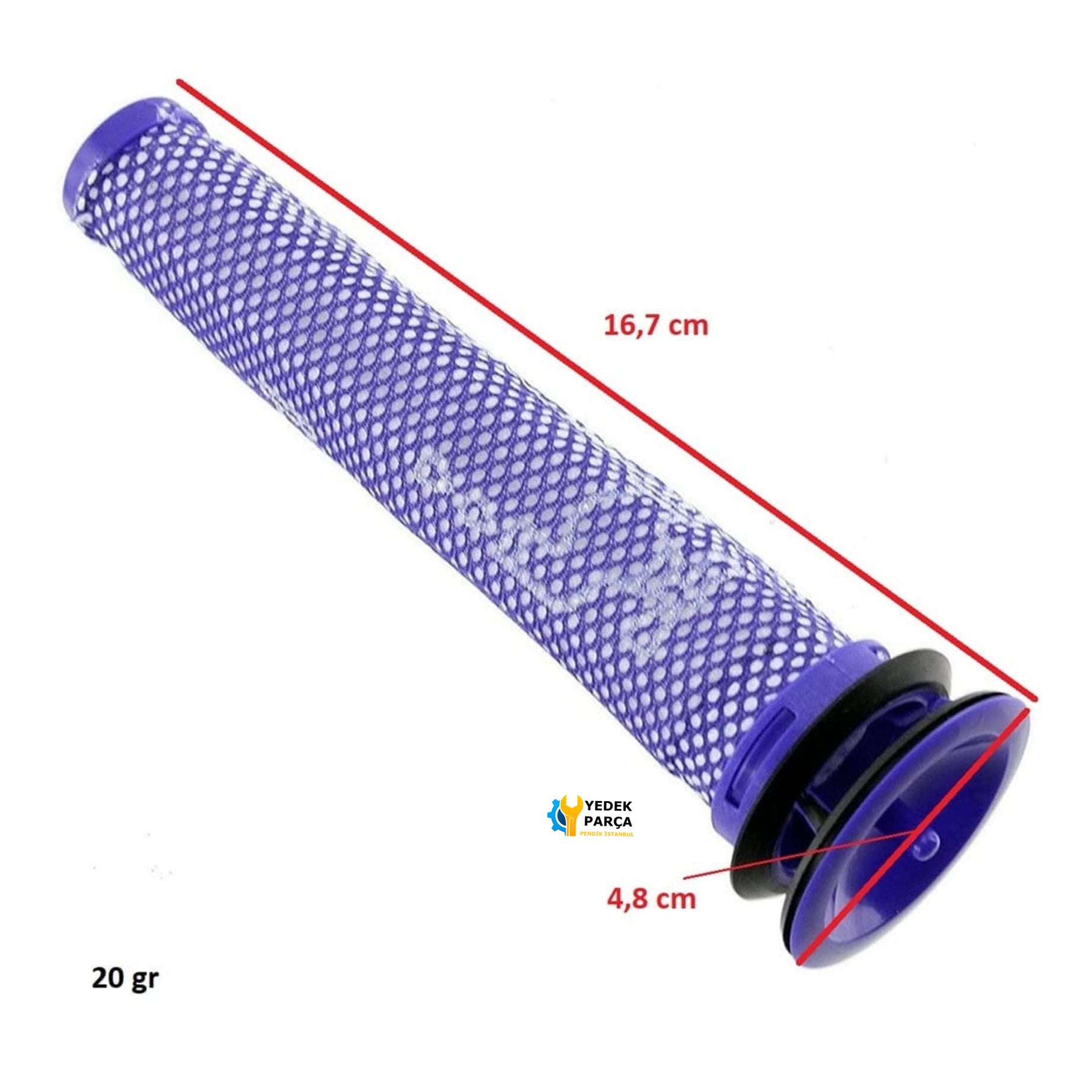 Dyson Uyumlu DC 58 Dik Süpürge Ön Filtresi