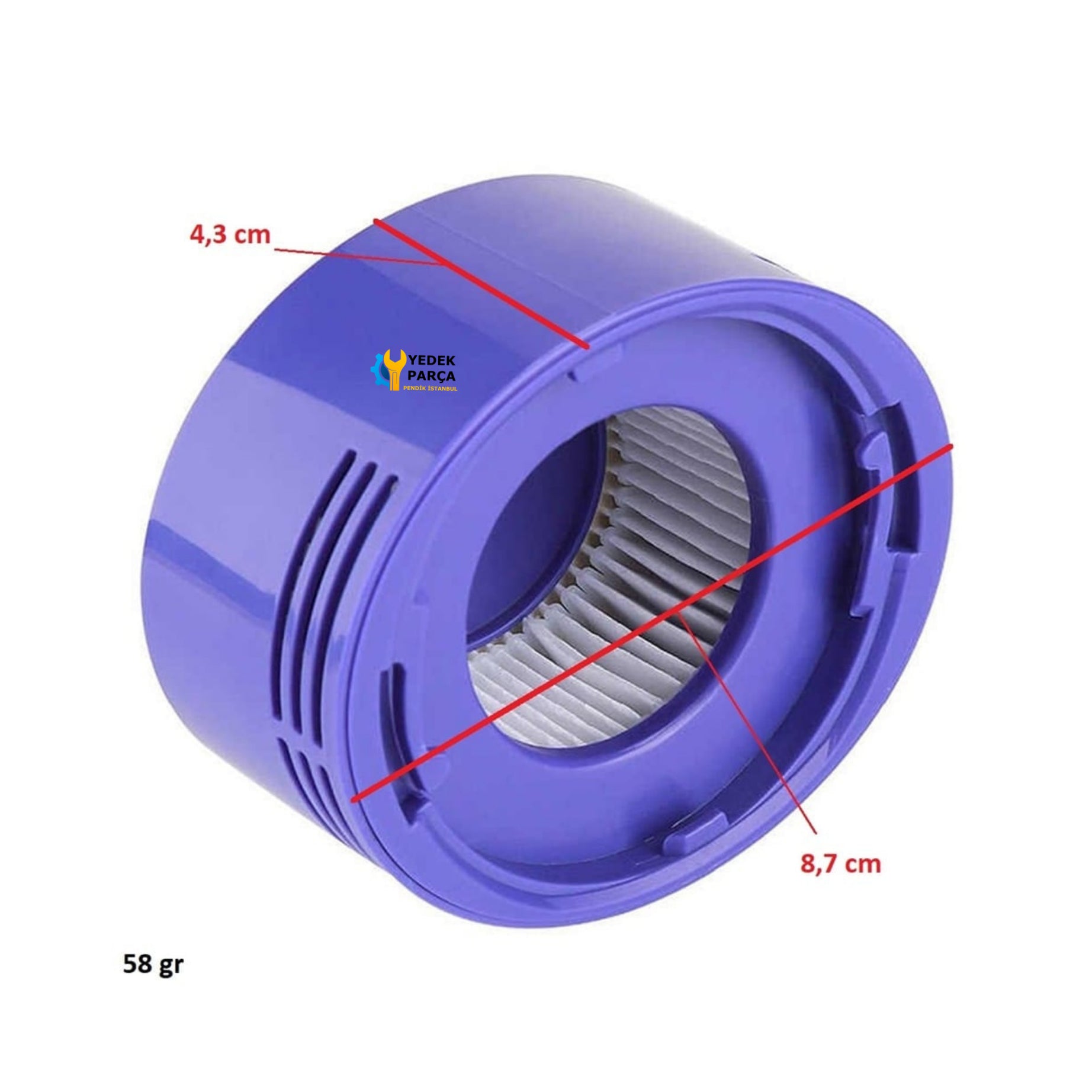Dyson Uyumlu V8 Dik Süpürge Hepa Filtresi