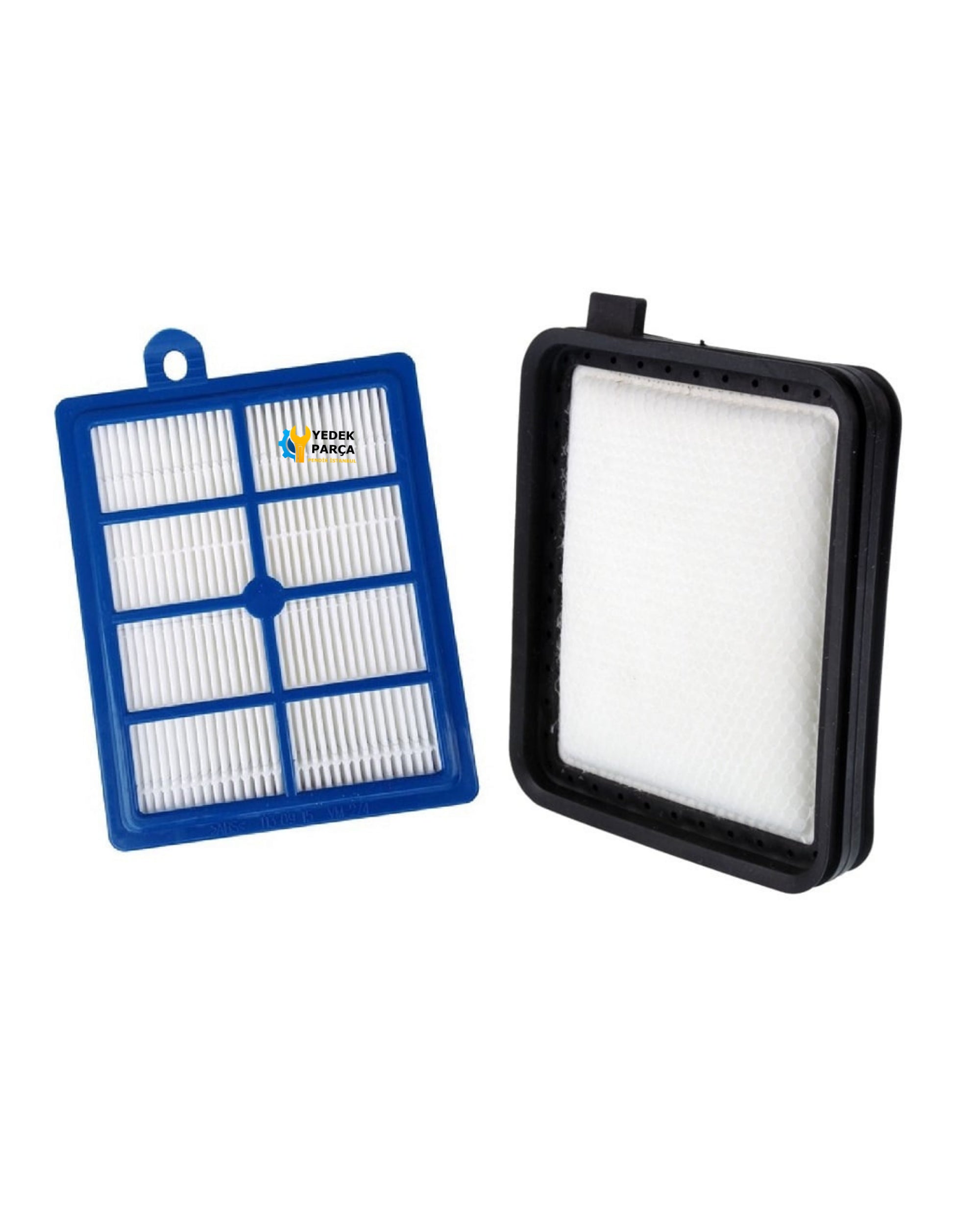 Korkmaz Uyumlu Cosmos A900 Süpürge Hazne Motor Koruma Filtresi ve Hepa Filtre