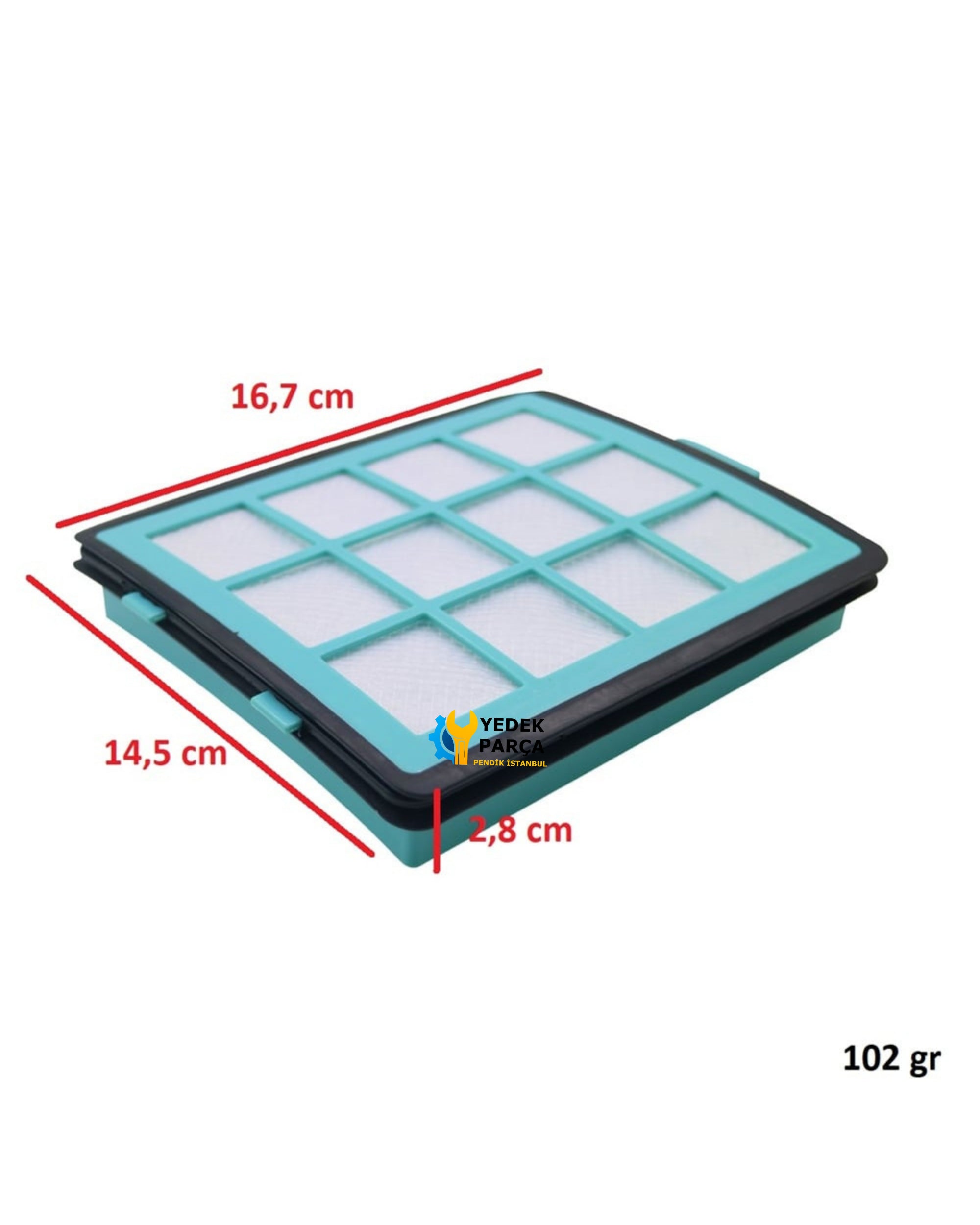 Philips Uyumlu FC 8764 PowerPro Süpürge Ön Filtre ve Hepa Filtre