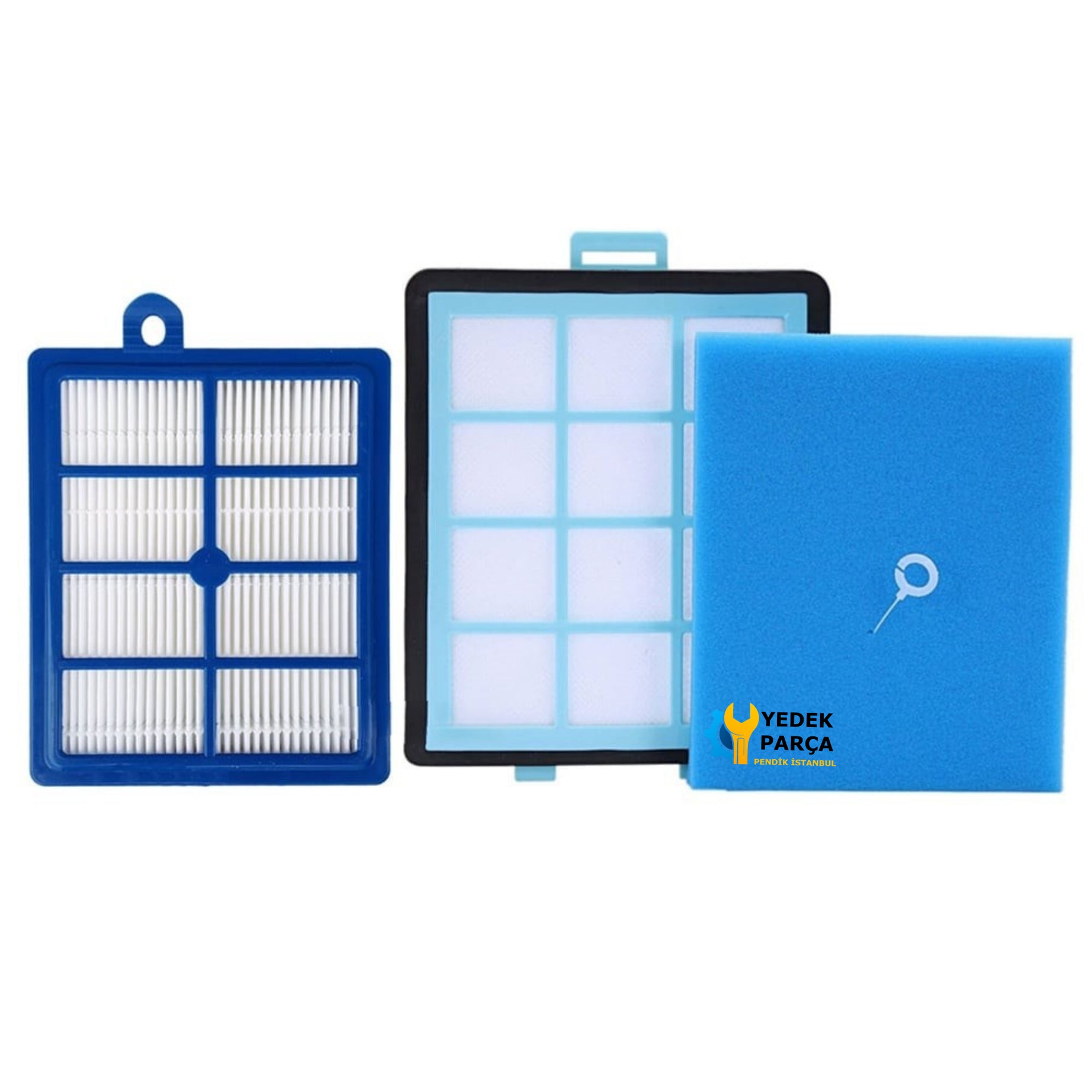 Philips Uyumlu FC 8764 PowerPro Süpürge Ön Filtre ve Hepa Filtre