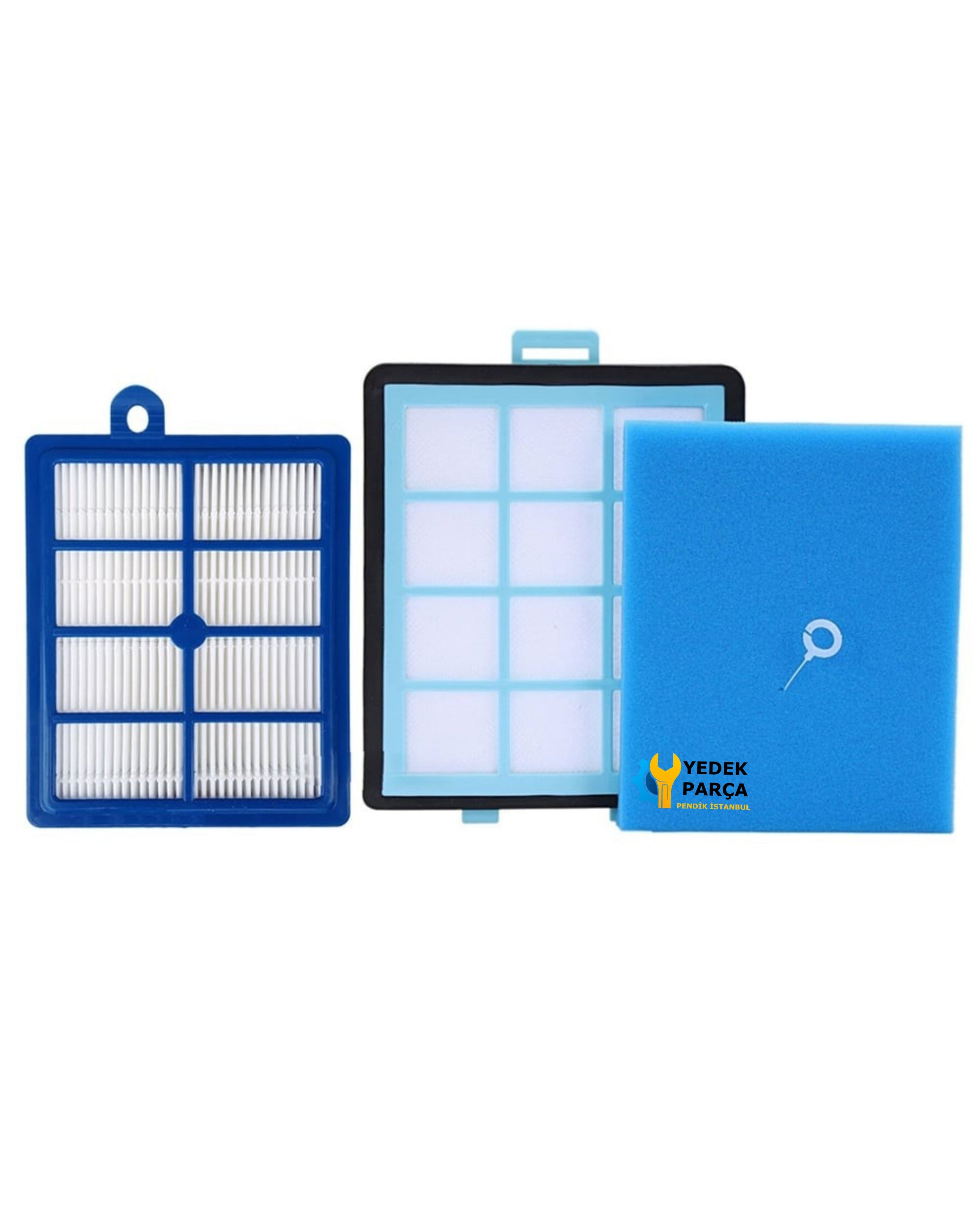 Philips Uyumlu FC 8764 PowerPro Süpürge Ön Filtre ve Hepa Filtre