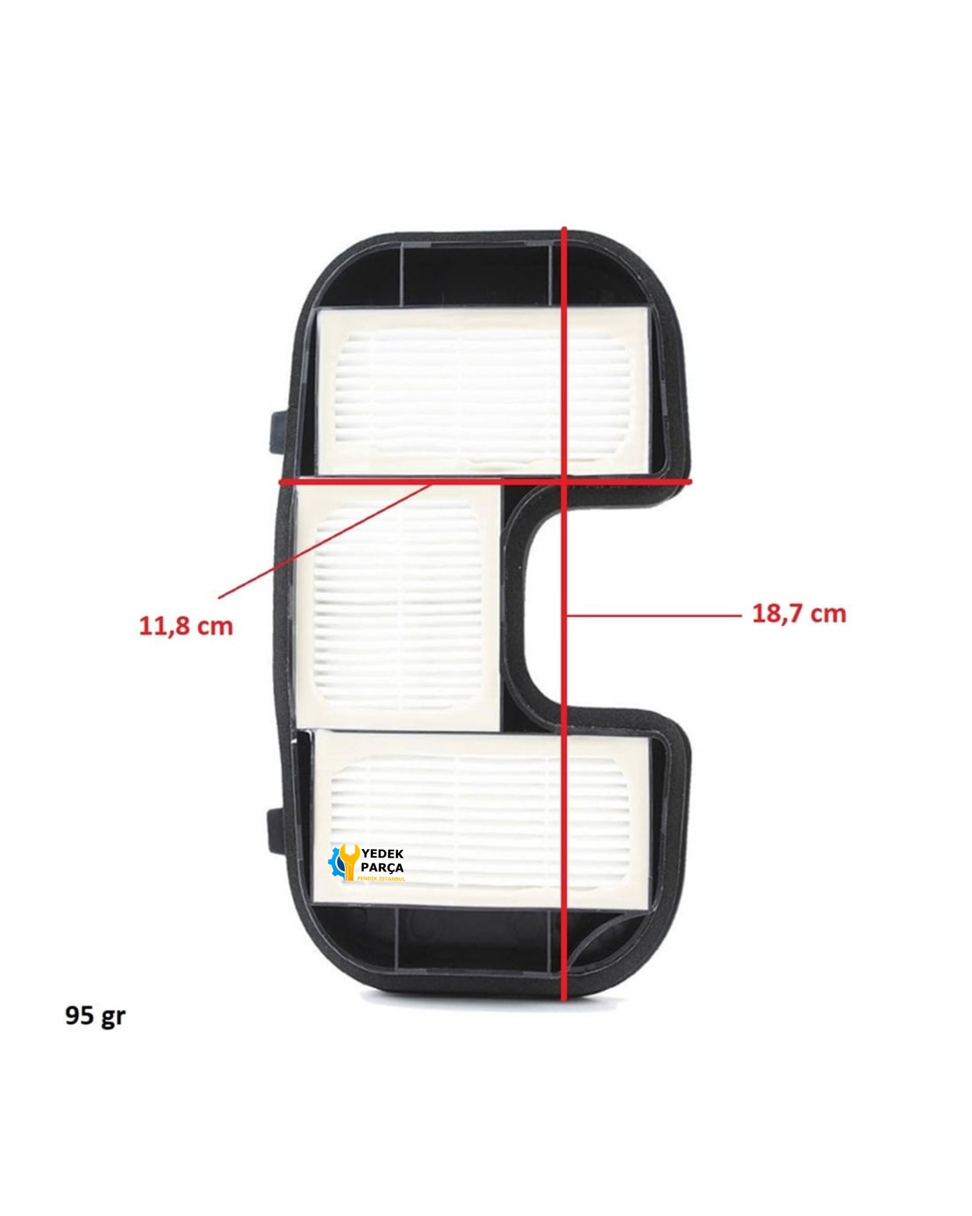 Fakir Uyumlu Veyron Basic Süpürge Çıkış Hepa Filtresi