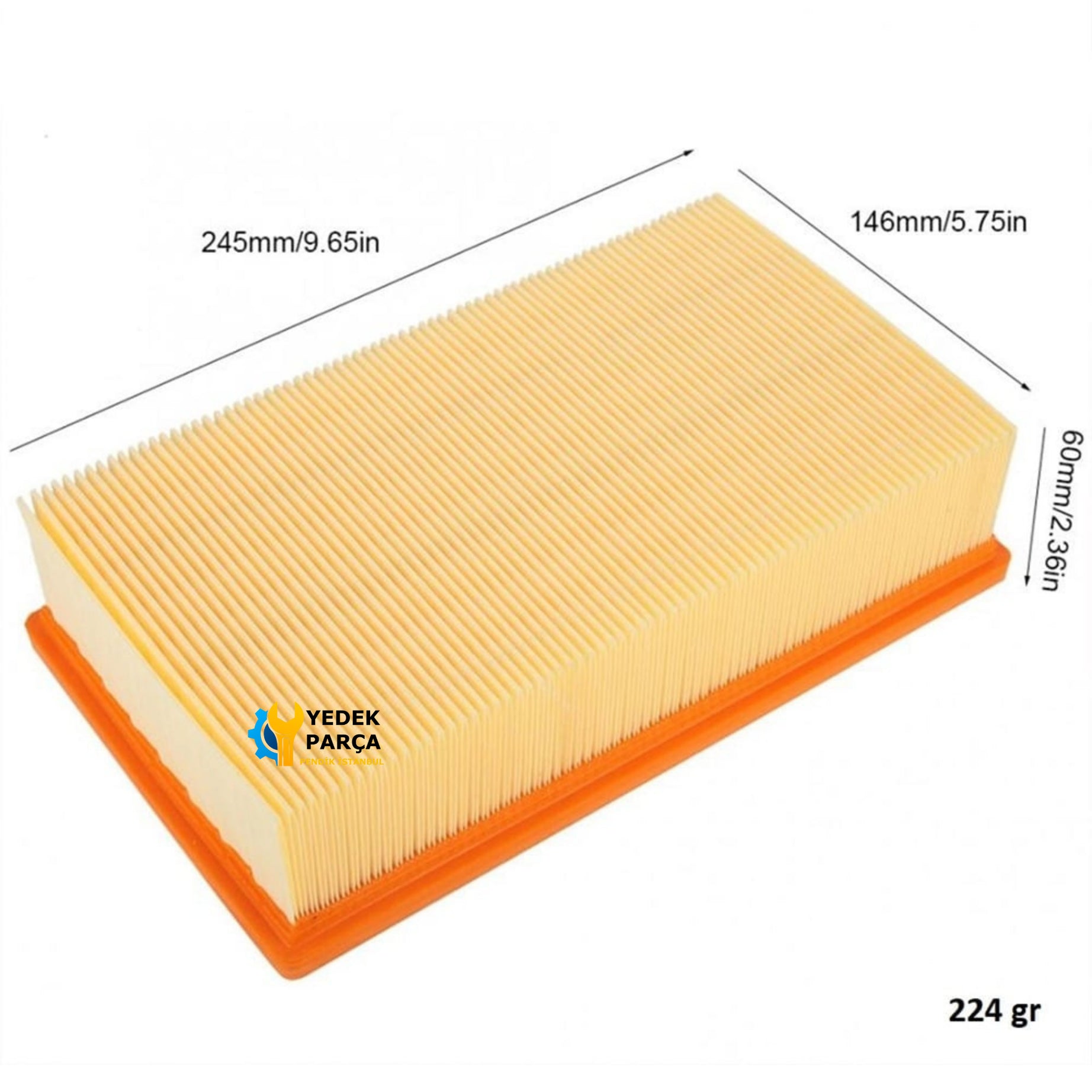 Karcher Uyumlu NT 611 K Süpürge Hepa Filtre