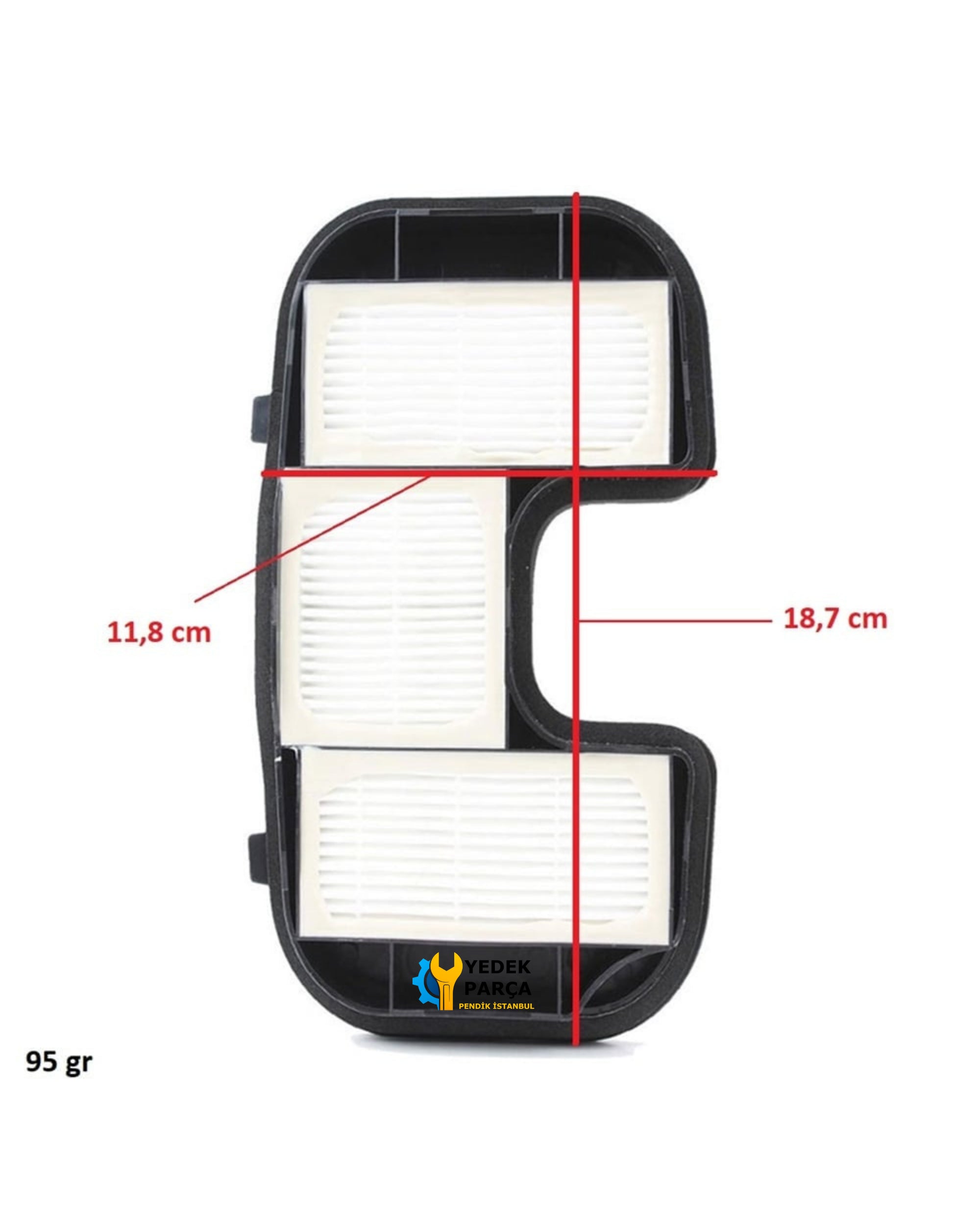 Fakir Uyumlu Veyron Turbo XL Süpürge Toz Hazne ve Çıkış Filtre Seti