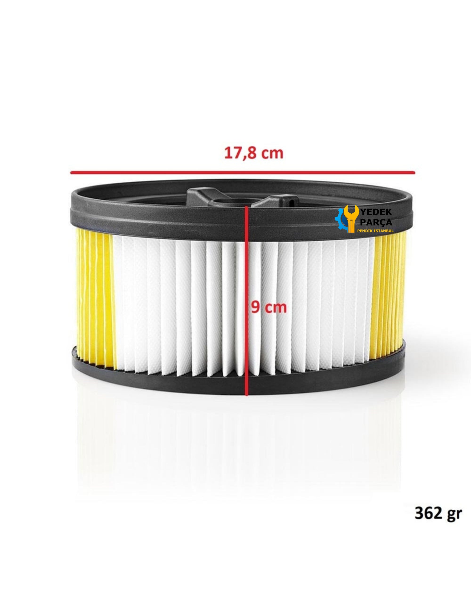 Karcher Uyumlu WD 5.400 Nano Süpürge Silindir Filtresi