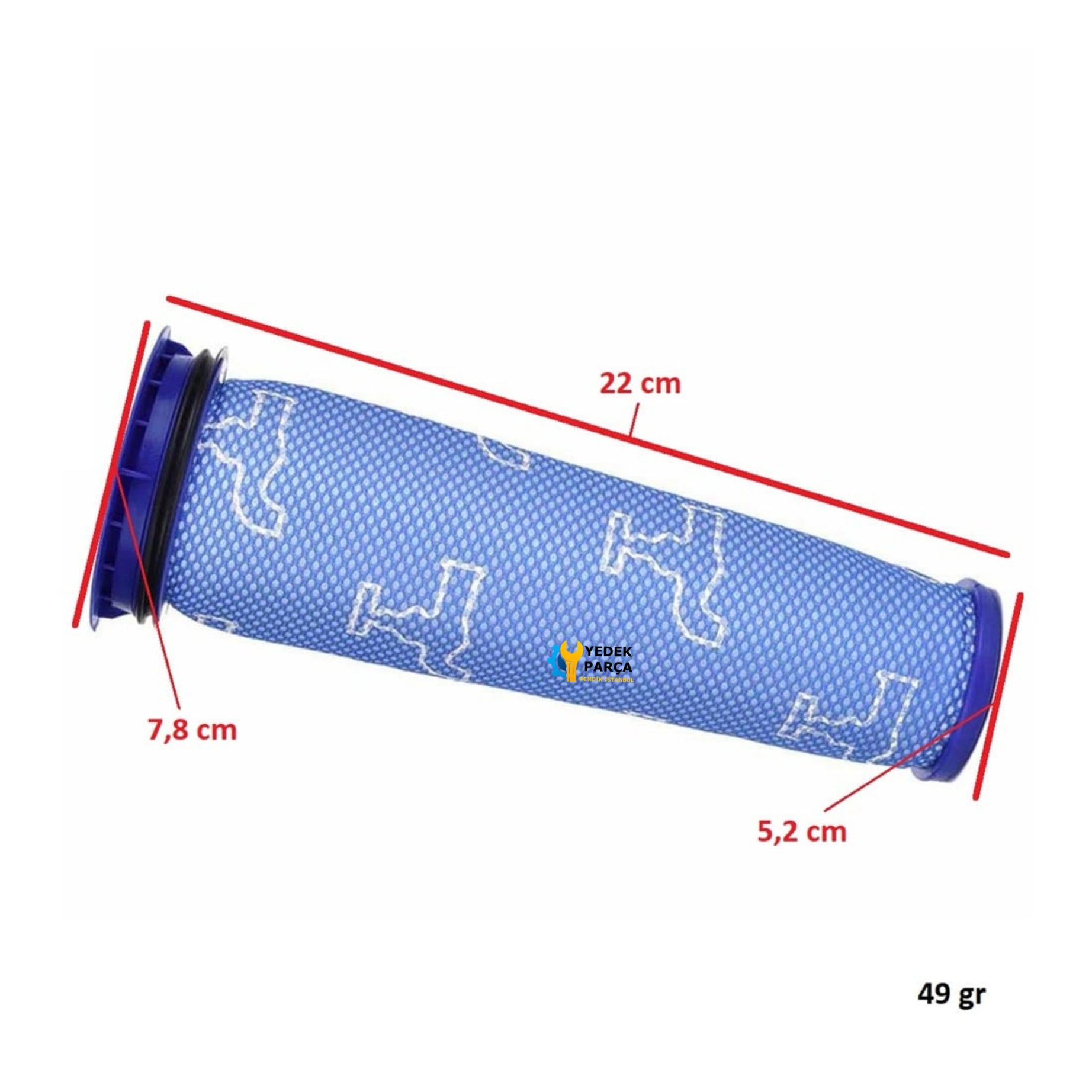 Dyson Uyumlu DC 65 Süpürge Ön Filtresi