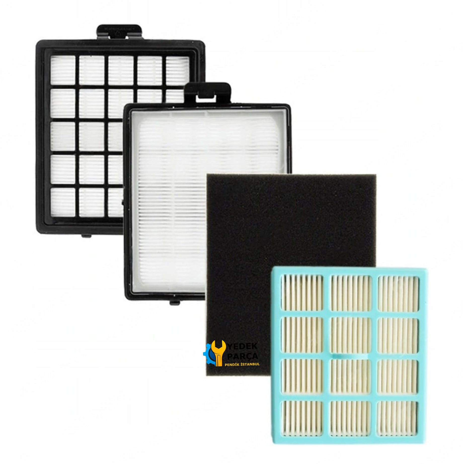 Philips Uyumlu FC 8140 Easy Life Süpürge Hepa Filtre Bakım Seti