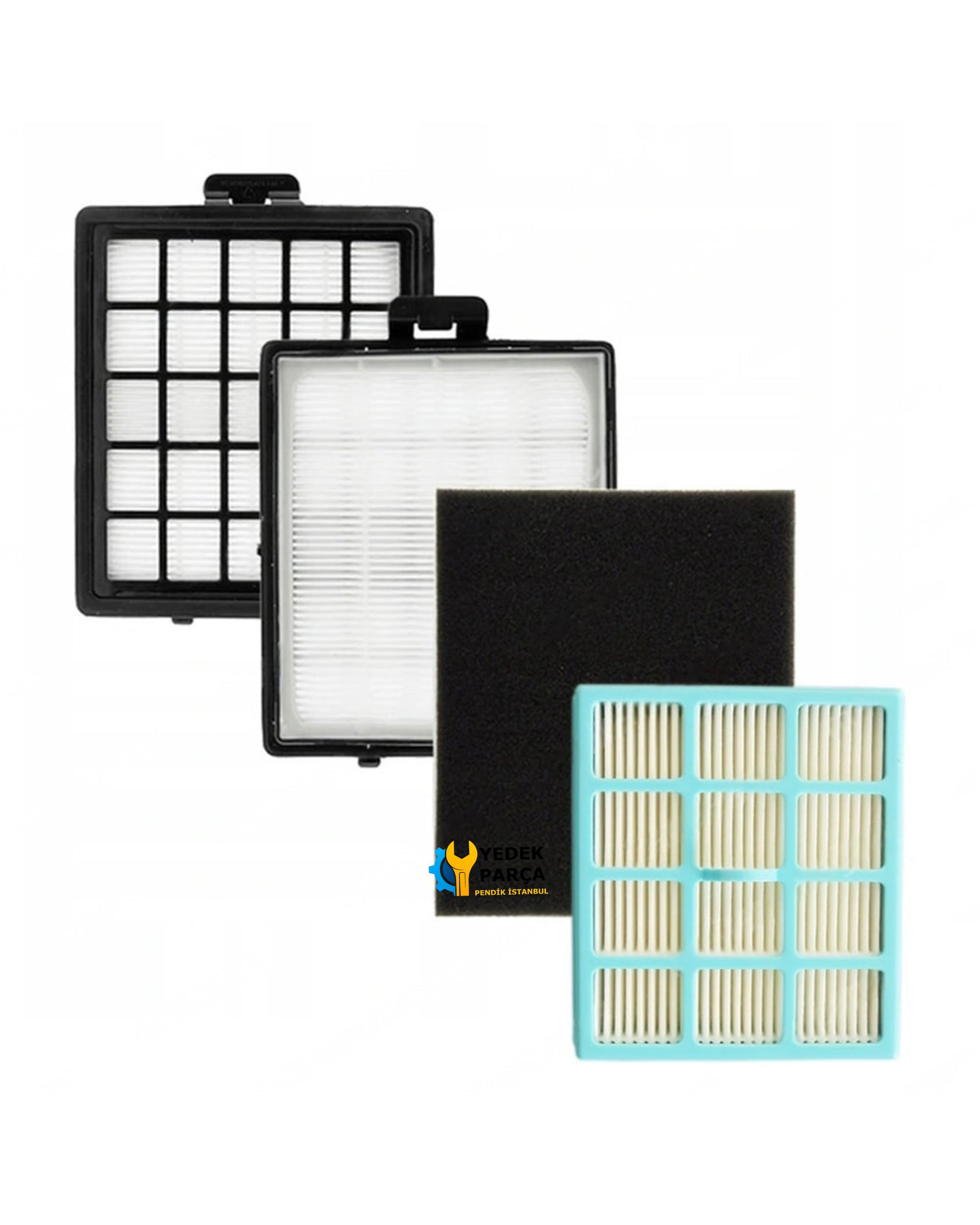 Philips Uyumlu FC 8140 Easy Life Süpürge Hepa Filtre Bakım Seti