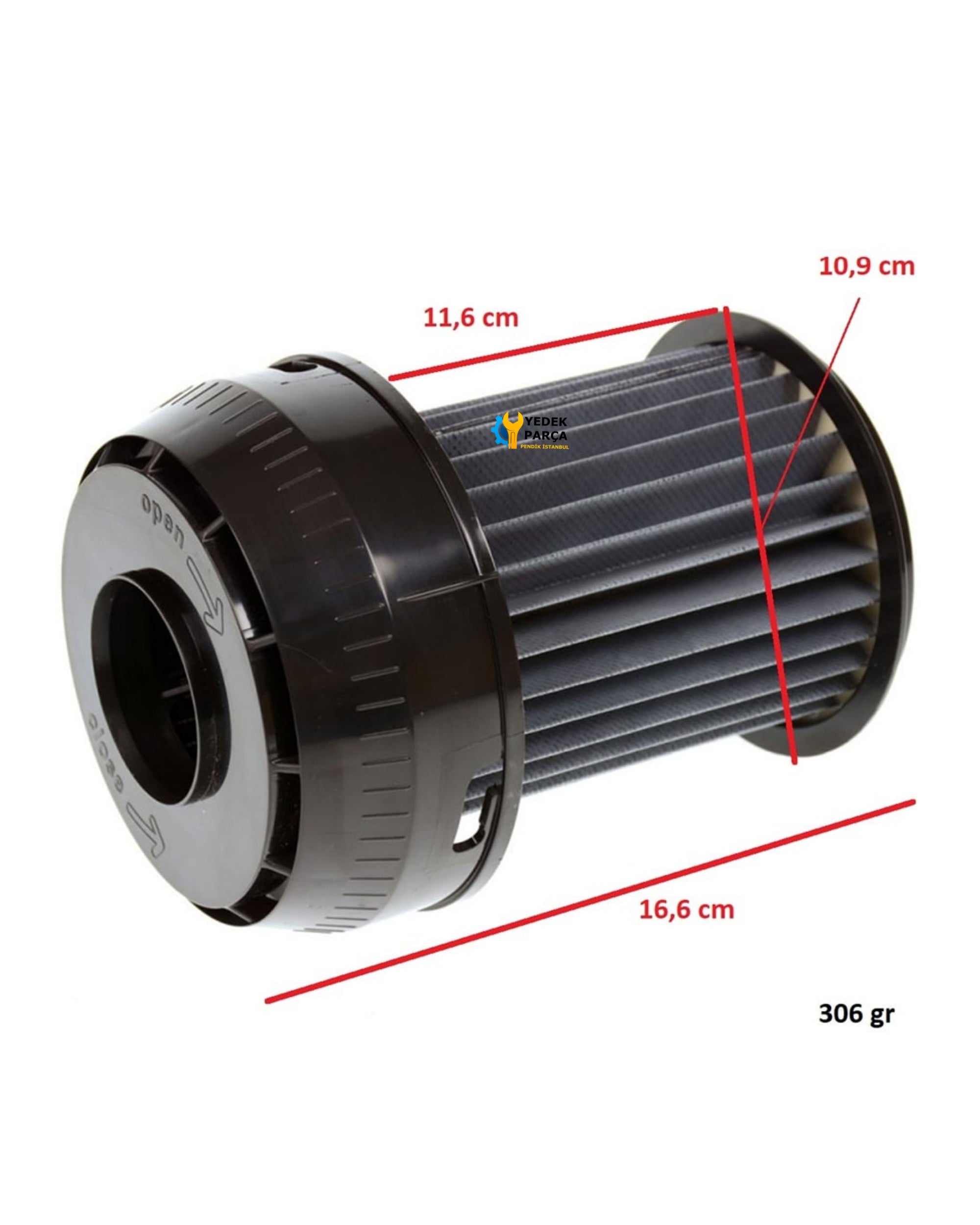 Bosch Uyumlu BGS62130IL Elektrikli Süpürge Filtresi Silindirik Filtre
